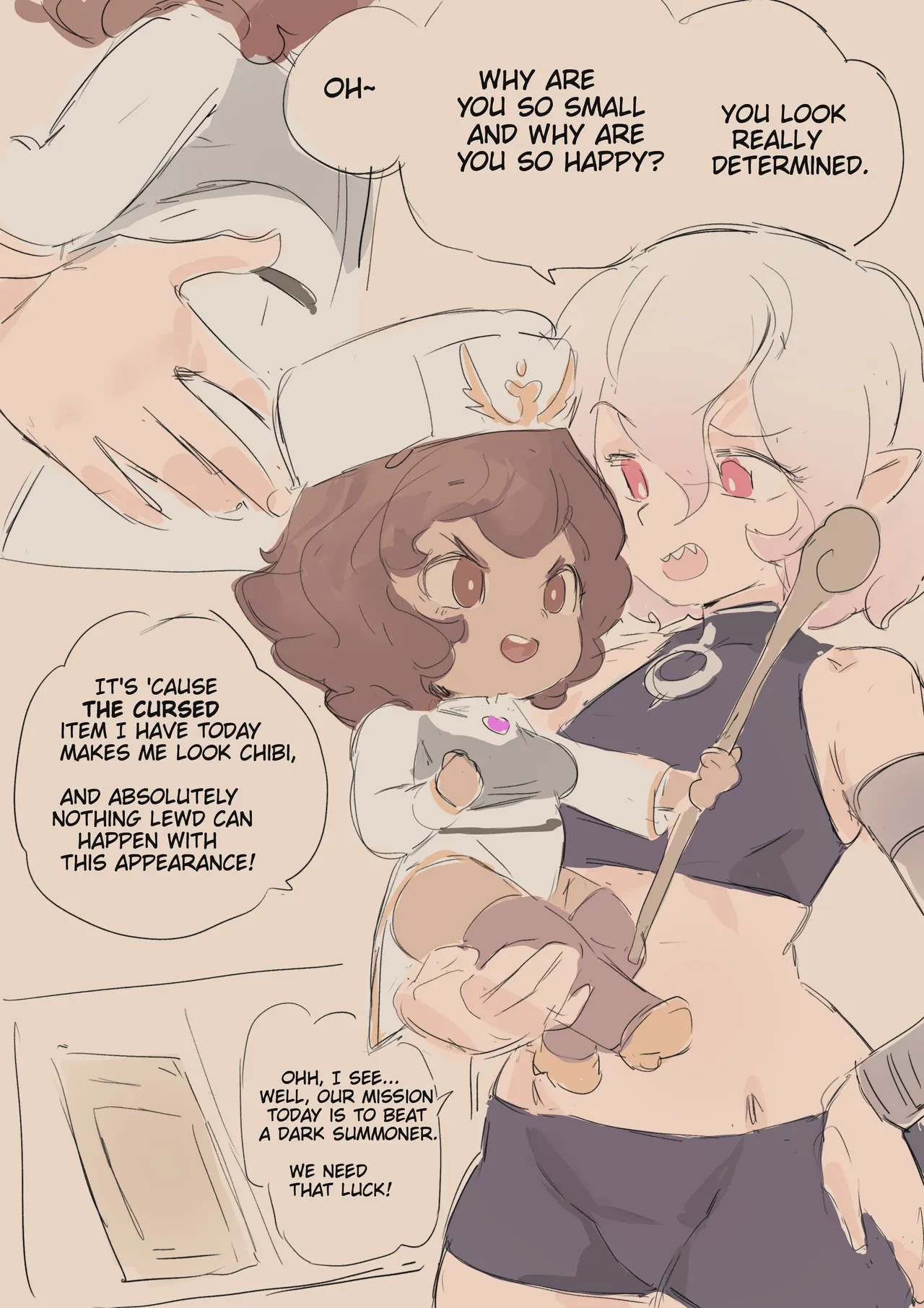 Cleric Taliya: Chibi — preview page 2