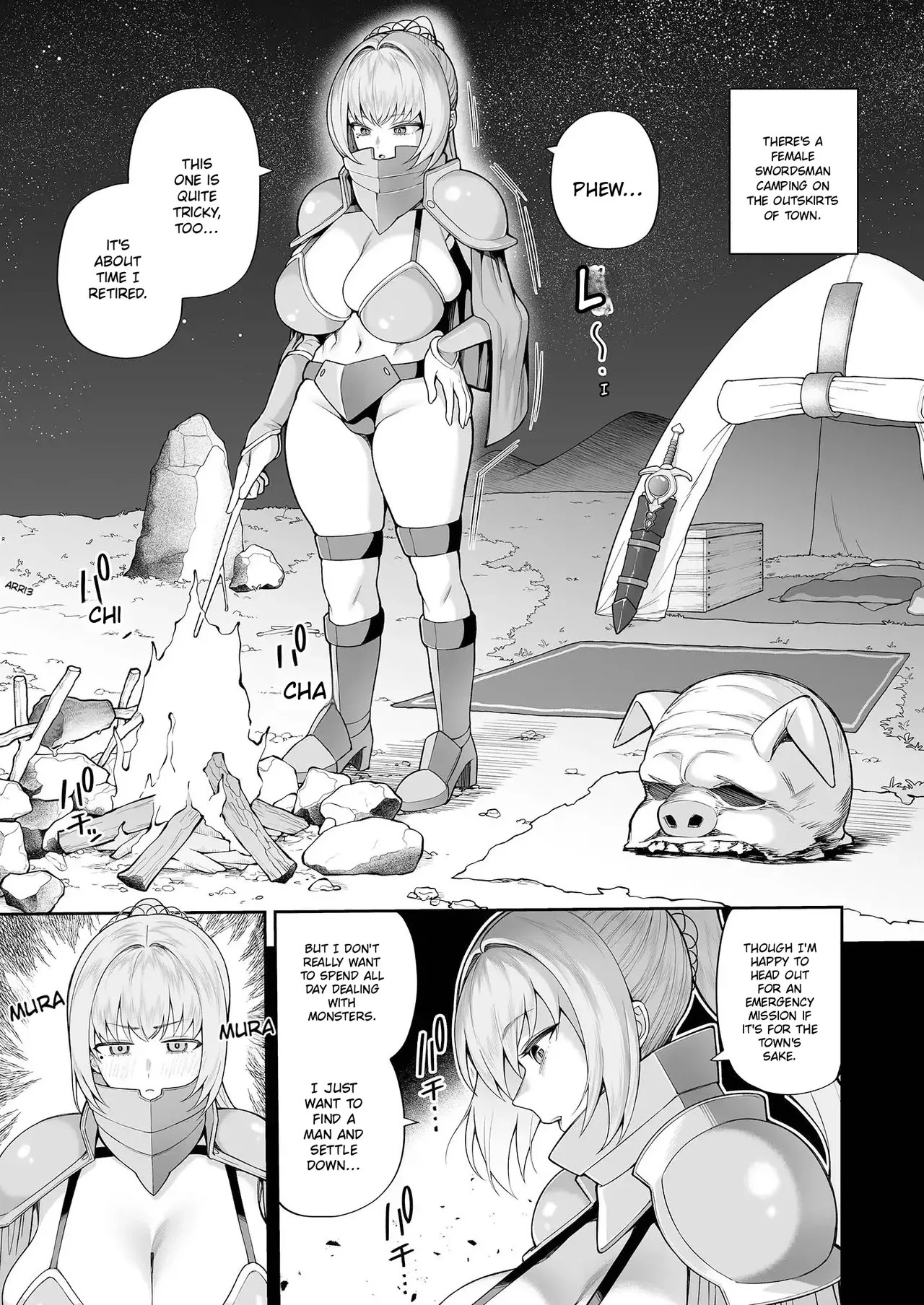Saikyo dakedo Ikiokureta Onna Kenshi o Saimin de Pet ni Shite Mita | I Turned an Overpowered Female Swordsman Who Missed Her Chance to Marry into a Pet Using Hypnosis — preview page 3