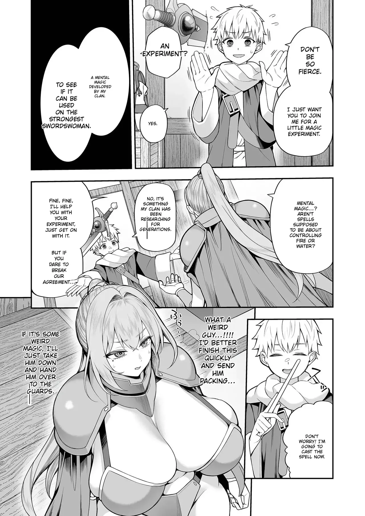 Saikyo dakedo Ikiokureta Onna Kenshi o Saimin de Pet ni Shite Mita | I Turned an Overpowered Female Swordsman Who Missed Her Chance to Marry into a Pet Using Hypnosis — preview page 11