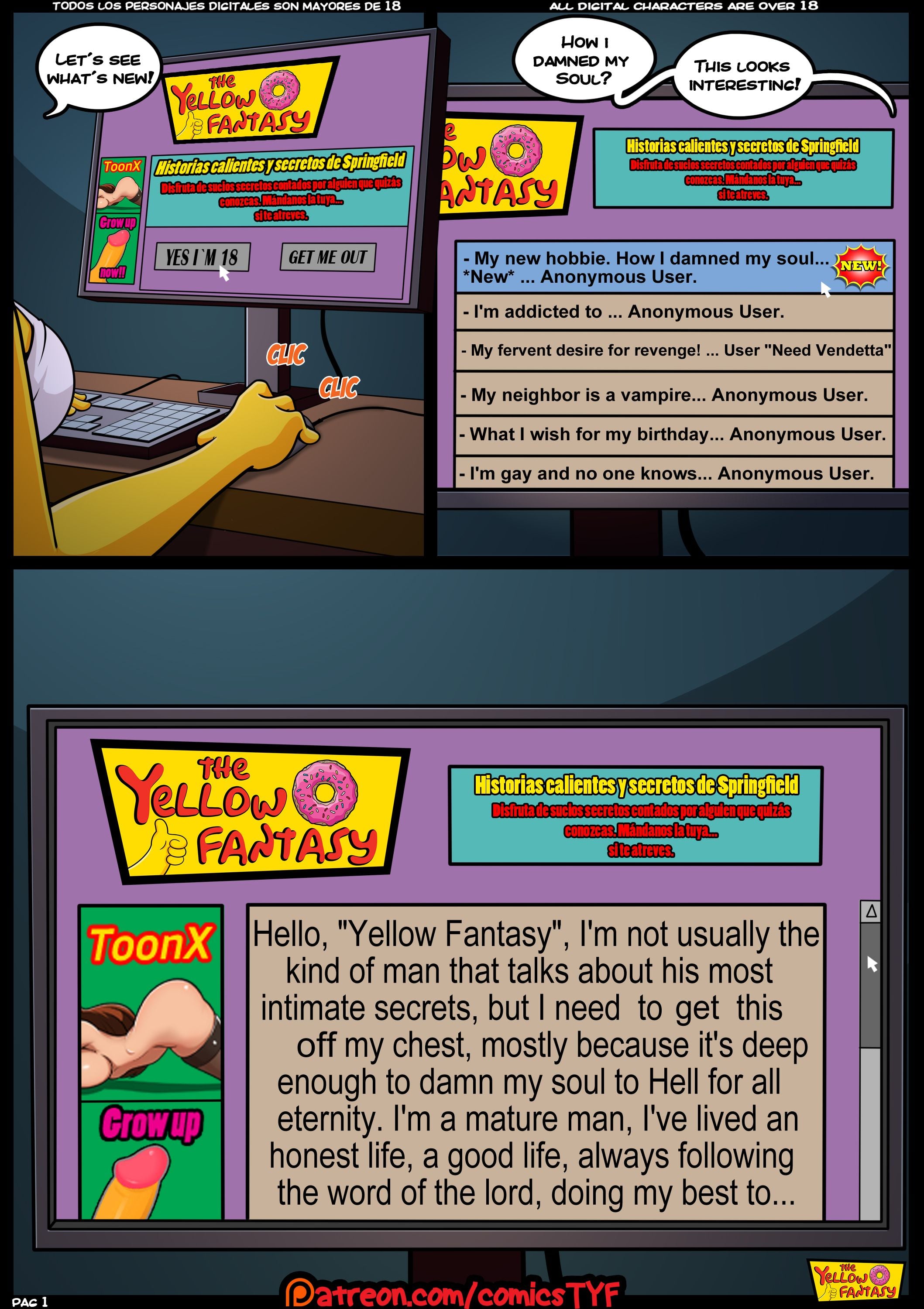 The Pastime – Chapter 1 (The Simpsons) — preview page 2