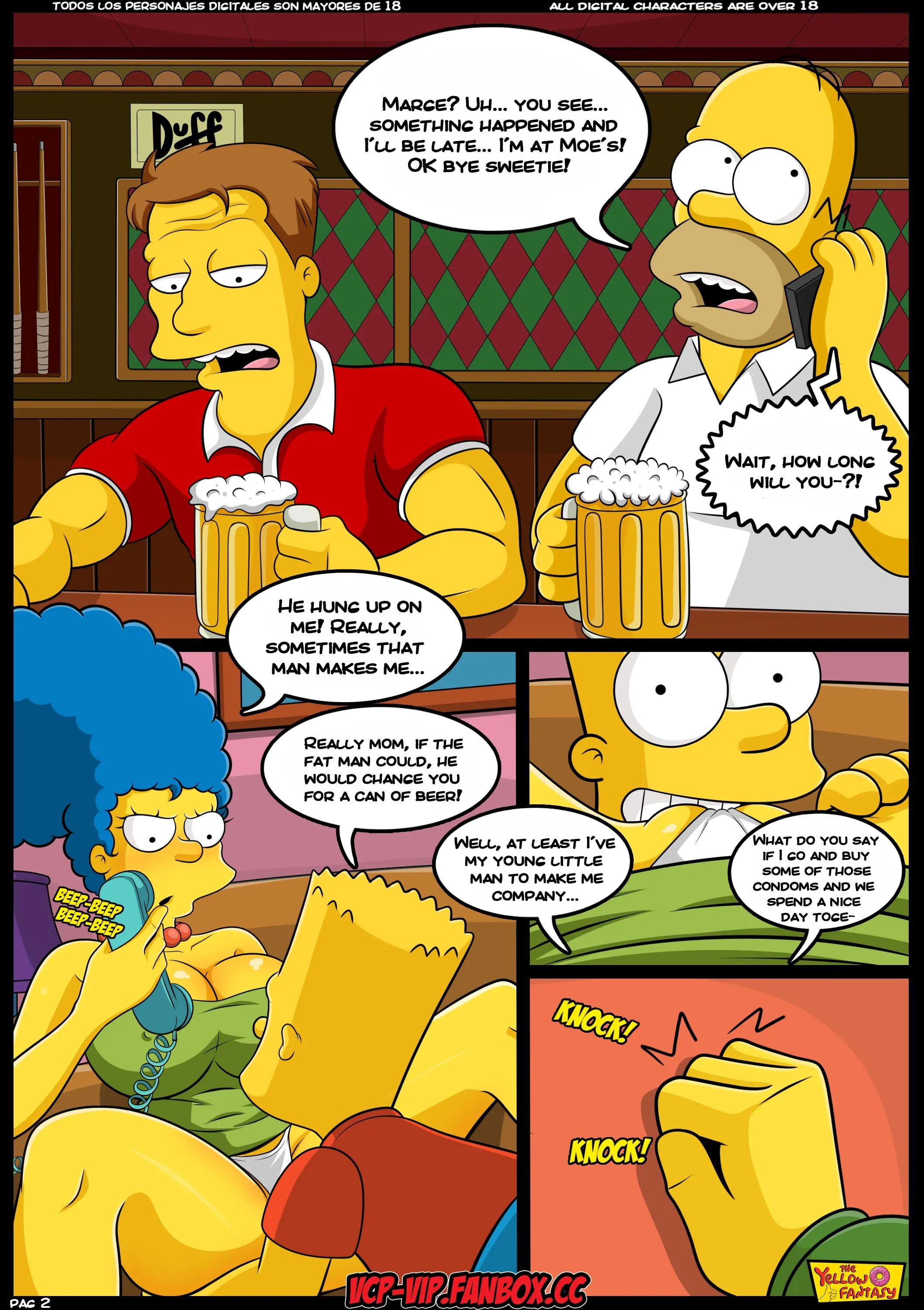 Babysitting Without Babysitting – Chapter 9 (The Simpsons) — preview page 3