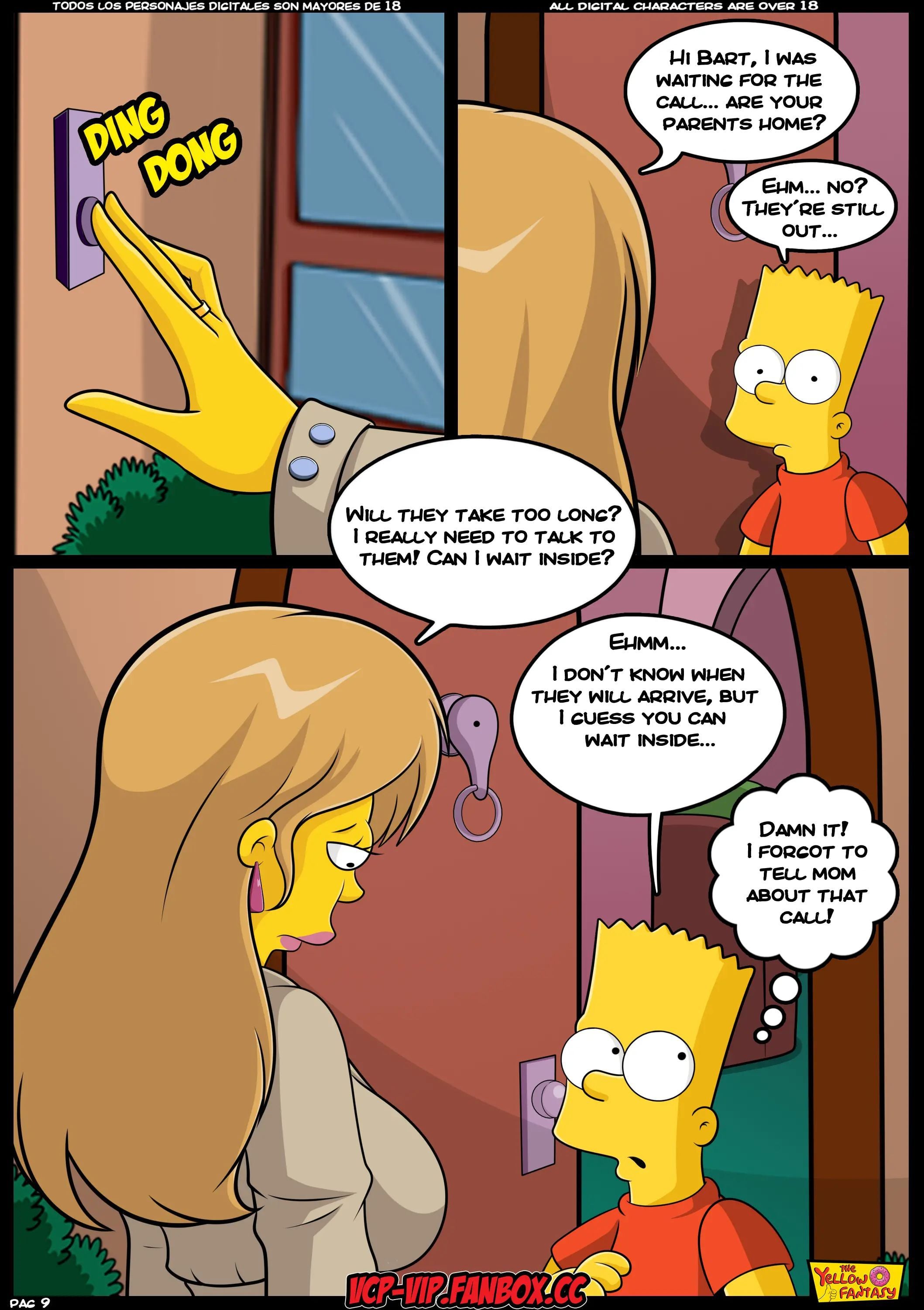 Babysitting Without Babysitting – Chapter 9 (The Simpsons) — preview page 10