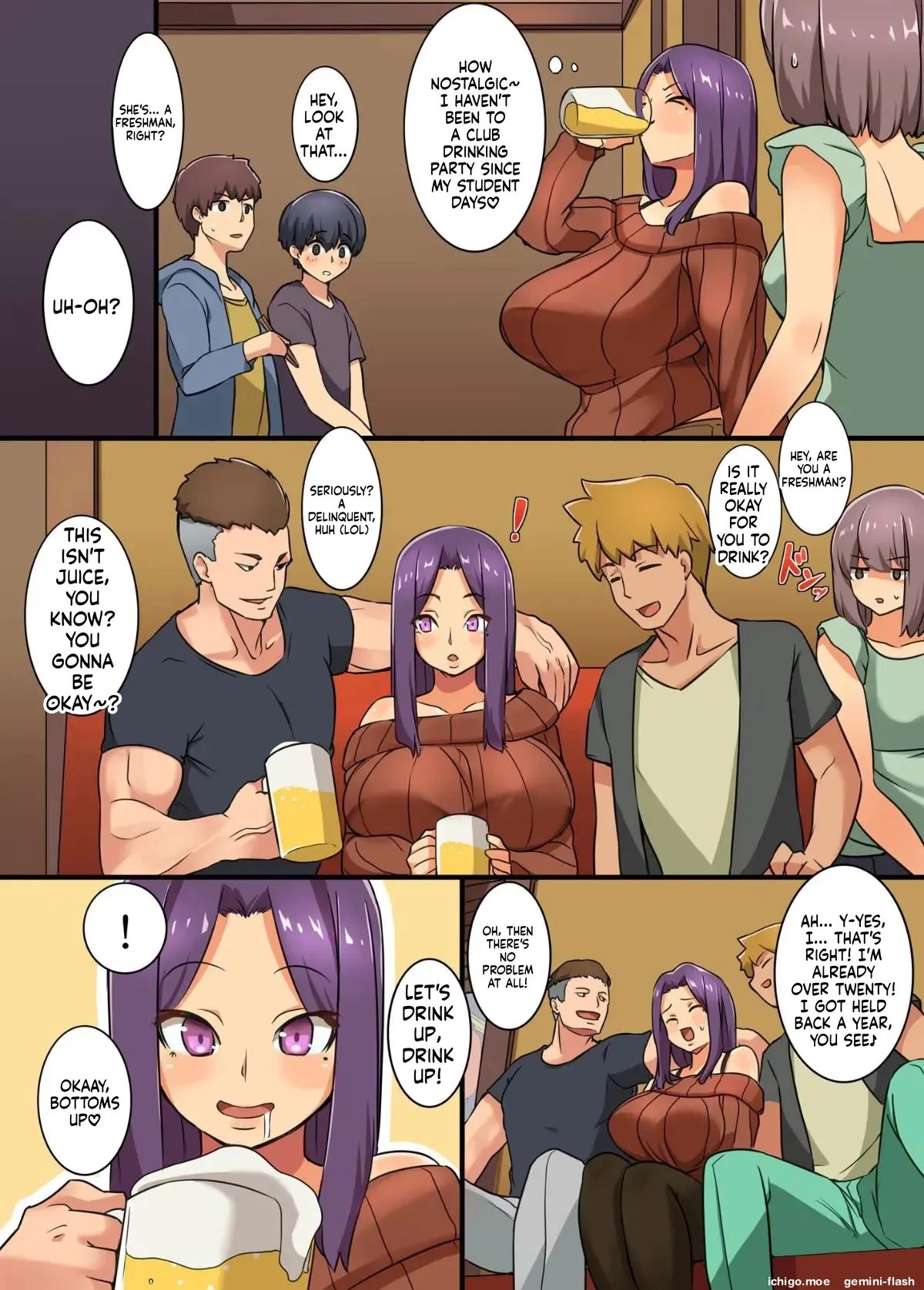 Mature College Student Kaori – The Story Of Being Taken Home From A Welcome Party — preview page 4