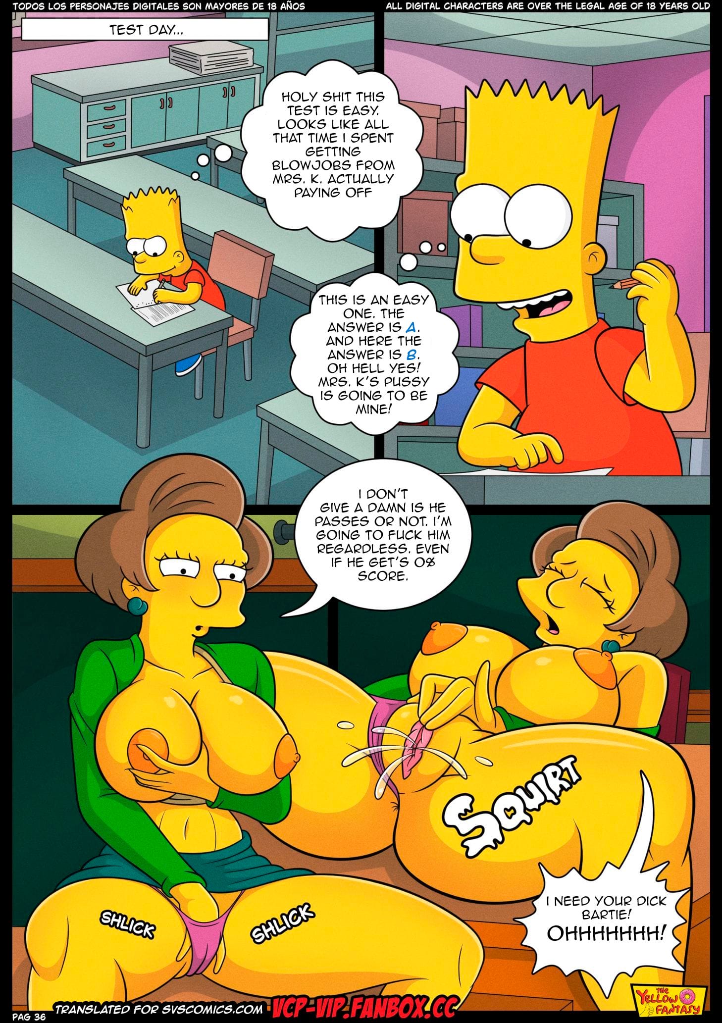 The Exam – Chapter 15 (The Simpsons) – Chapter 1 – page 37