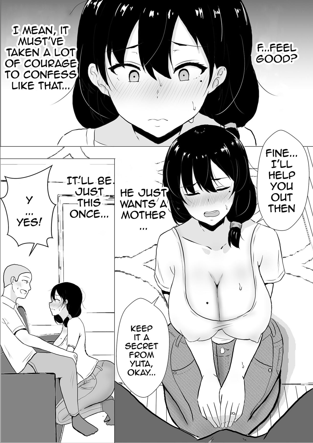 TomoKano Kaa-chan~ Daisuki na Ore no Hahaoya wa Aho na Shinyuu no Kanojo~ | My Mom Is My Friend’s Girlfriend – Chapter 1 – page 21