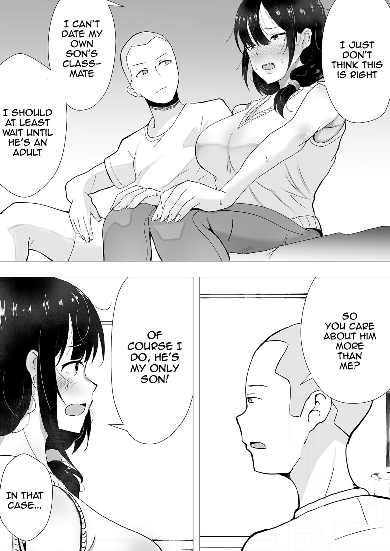 TomoKano Kaa-chan II ~Jitaku, Musuko no Tomodachi ni Ochita Natsu~ | My Mom Is My Friend’s Girlfriend 2 — preview page 9