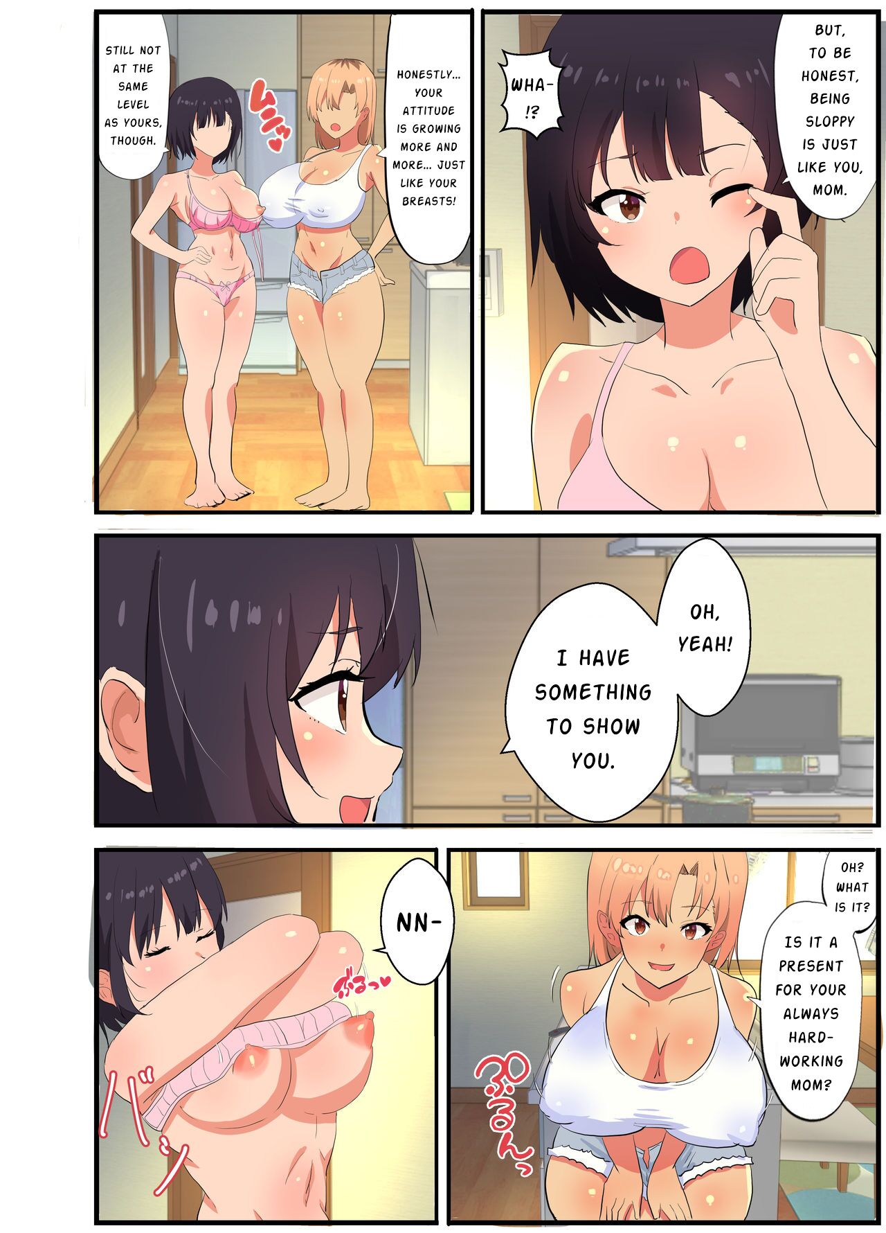 ~NTR Kazoku~ Kazoku Omoi no Tsuyoki na Moto Yanmama ga Musuko no Tomodachi no SeFri Benki ni Ochiru made | ~NTR Family~ The story of a strong-willed mother who cares about her family, and her fall into the hands of her son’s bully friend. — preview page 4