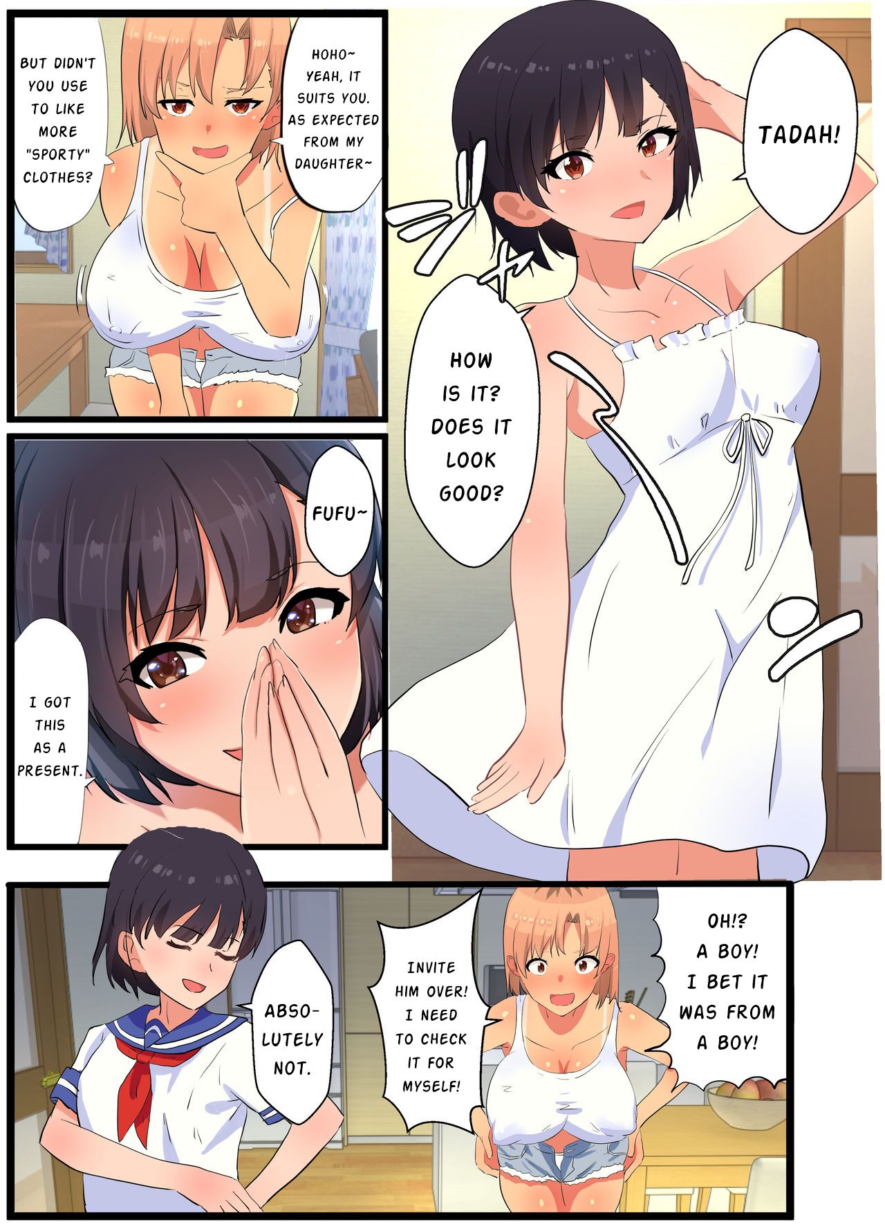 ~NTR Kazoku~ Kazoku Omoi no Tsuyoki na Moto Yanmama ga Musuko no Tomodachi no SeFri Benki ni Ochiru made | ~NTR Family~ The story of a strong-willed mother who cares about her family, and her fall into the hands of her son’s bully friend. — preview page 5