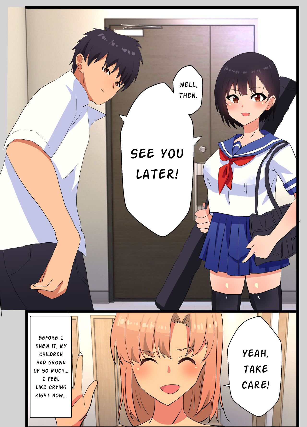 ~NTR Kazoku~ Kazoku Omoi no Tsuyoki na Moto Yanmama ga Musuko no Tomodachi no SeFri Benki ni Ochiru made | ~NTR Family~ The story of a strong-willed mother who cares about her family, and her fall into the hands of her son’s bully friend. — preview page 6