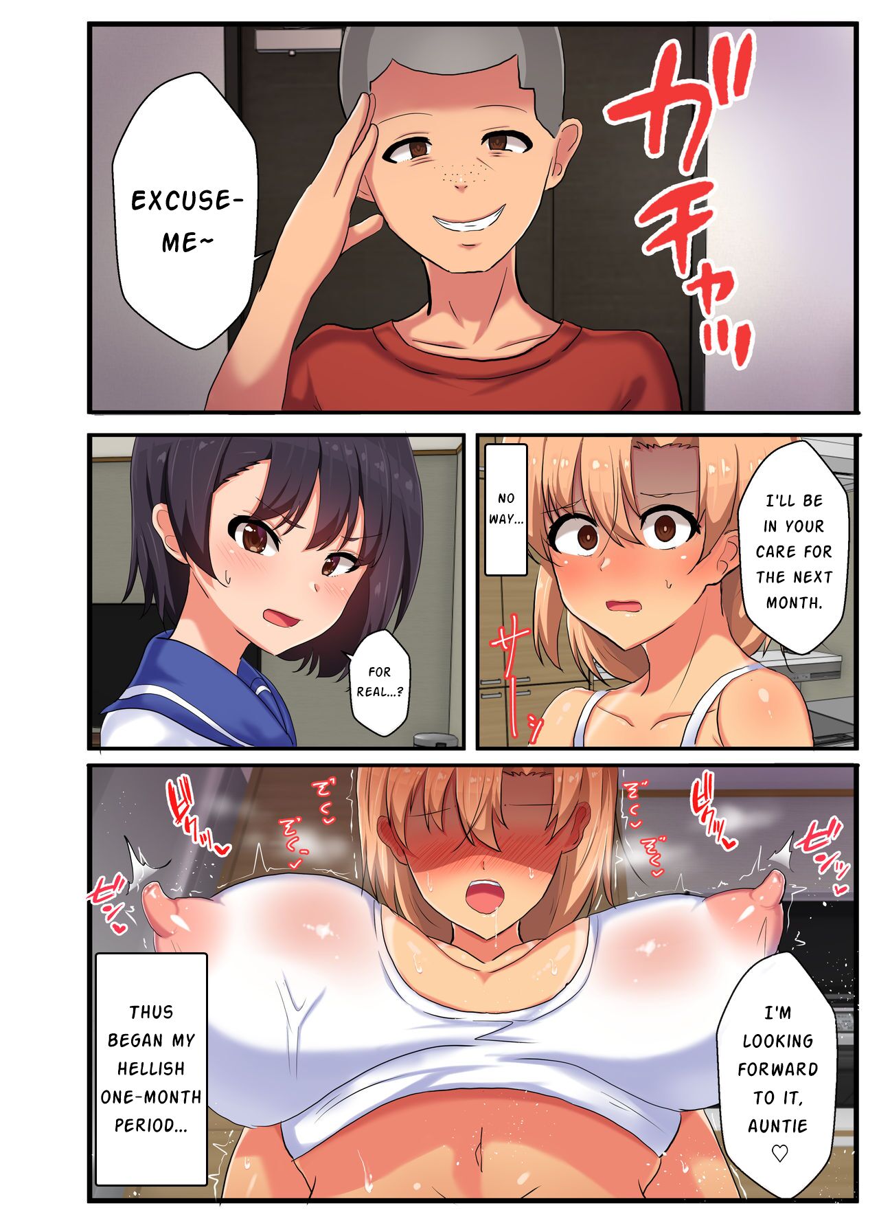 ~NTR Kazoku~ Kazoku Omoi no Tsuyoki na Moto Yanmama ga Musuko no Tomodachi no SeFri Benki ni Ochiru made | ~NTR Family~ The story of a strong-willed mother who cares about her family, and her fall into the hands of her son’s bully friend. – Chapter 1 – page 38