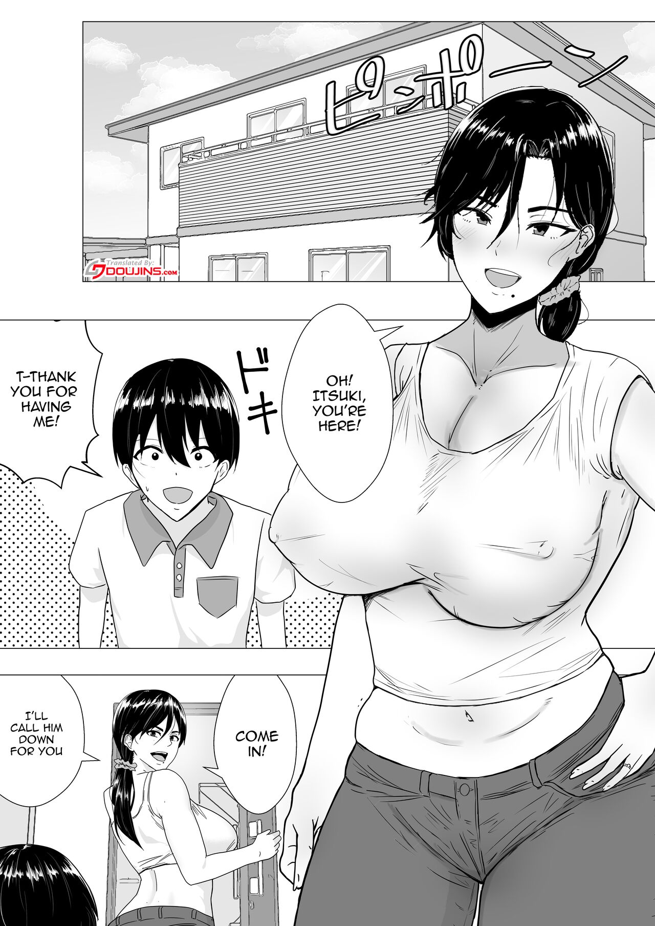 Kimottama Kaa-chan ~Genki Mama ga Boku no Dekachin ni Ochiru made~ | Gutsy Mom ~Until The Energetic Mother Falls To My Giant Dick~ — preview page 4