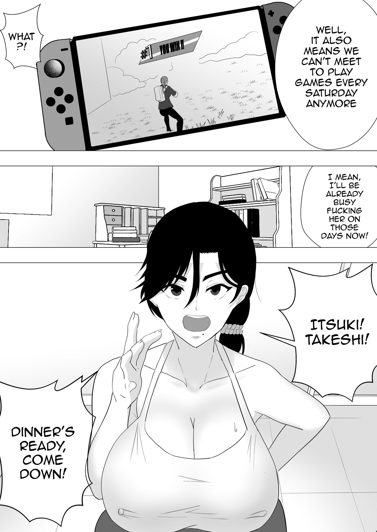 Kimottama Kaa-chan ~Genki Mama ga Boku no Dekachin ni Ochiru made~ | Gutsy Mom ~Until The Energetic Mother Falls To My Giant Dick~ — preview page 11