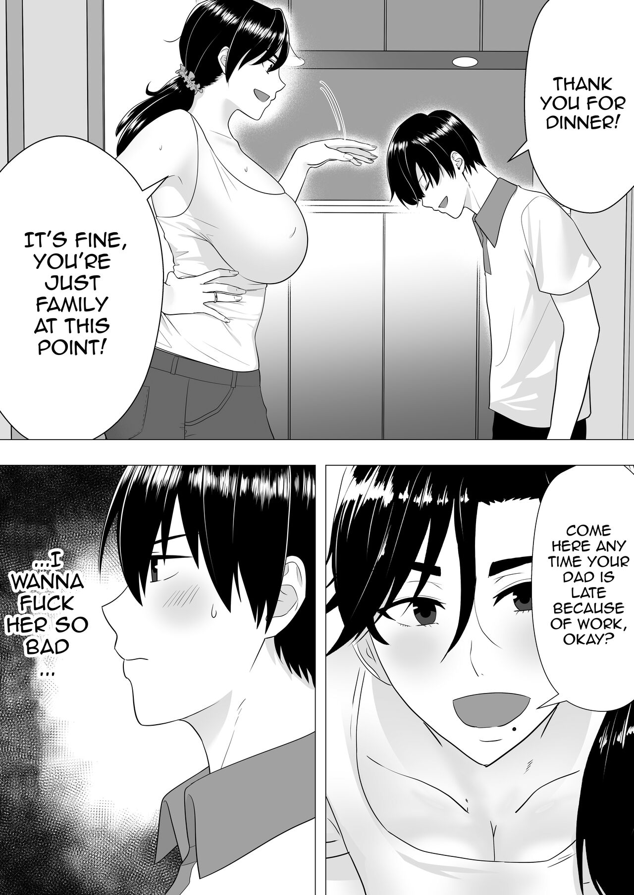Kimottama Kaa-chan ~Genki Mama ga Boku no Dekachin ni Ochiru made~ | Gutsy Mom ~Until The Energetic Mother Falls To My Giant Dick~ — preview page 12