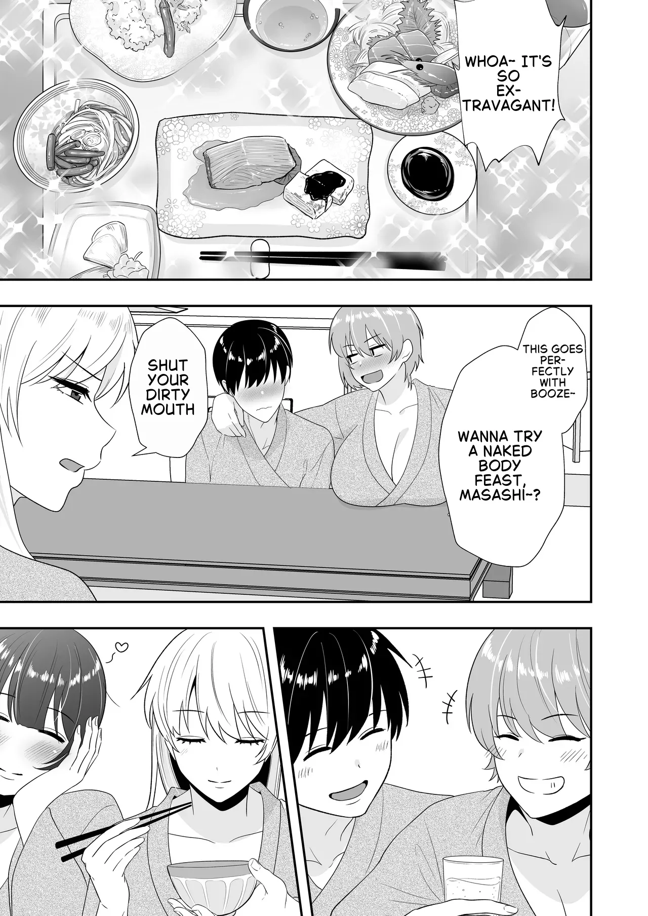Mom Friend Harem 2 ~Lewd Hot Spring Trip: Filled to the Brim with Cum~ – Chapter 1 – page 50