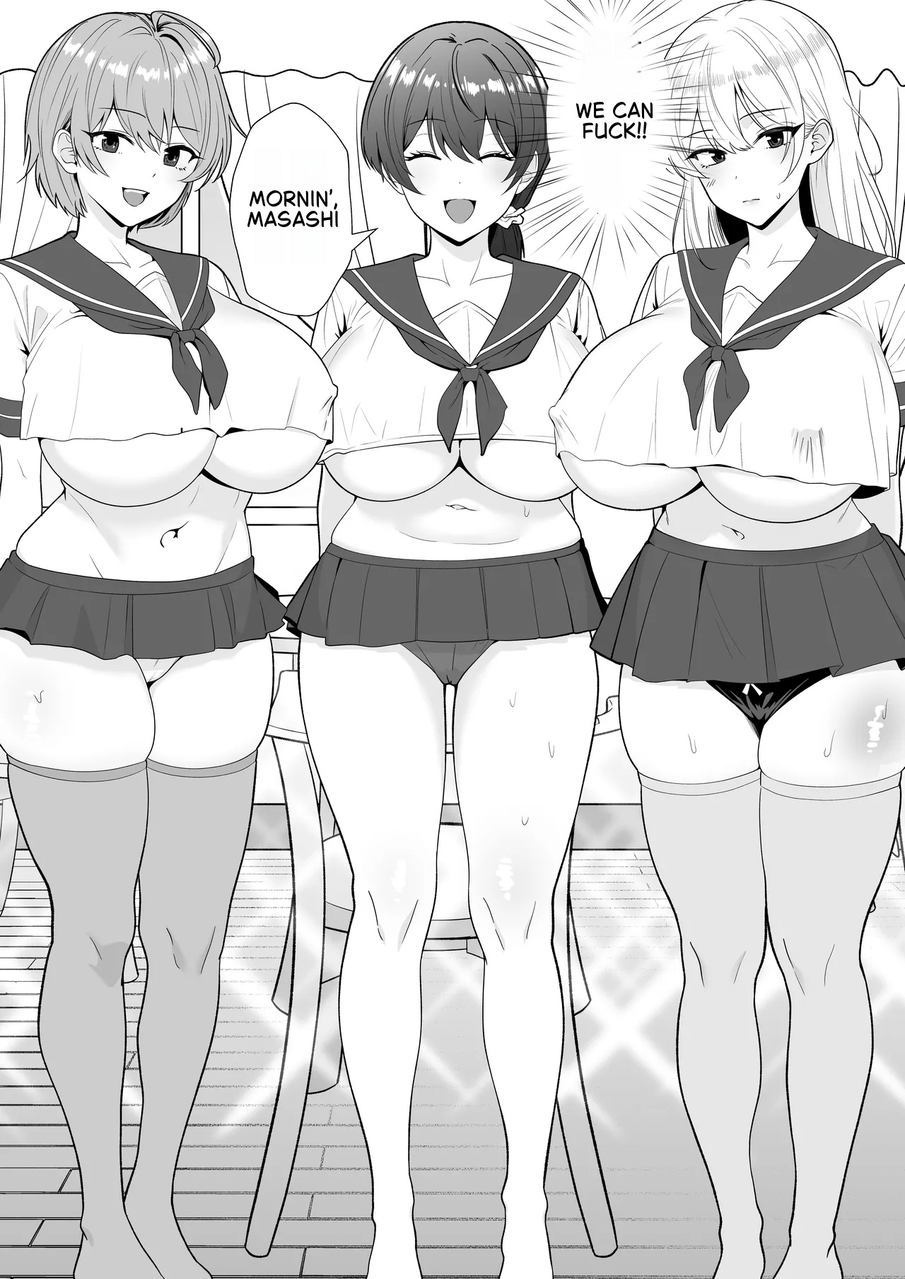 Mama Tomo Harem 3 ~Daisuki na Mama-tachi to Icha Love Seifuku Ecchi~ | Mom Friend Harem 3 ~Lovey-Dovey Sex in Uniforms with My Beloved Moms — preview page 4