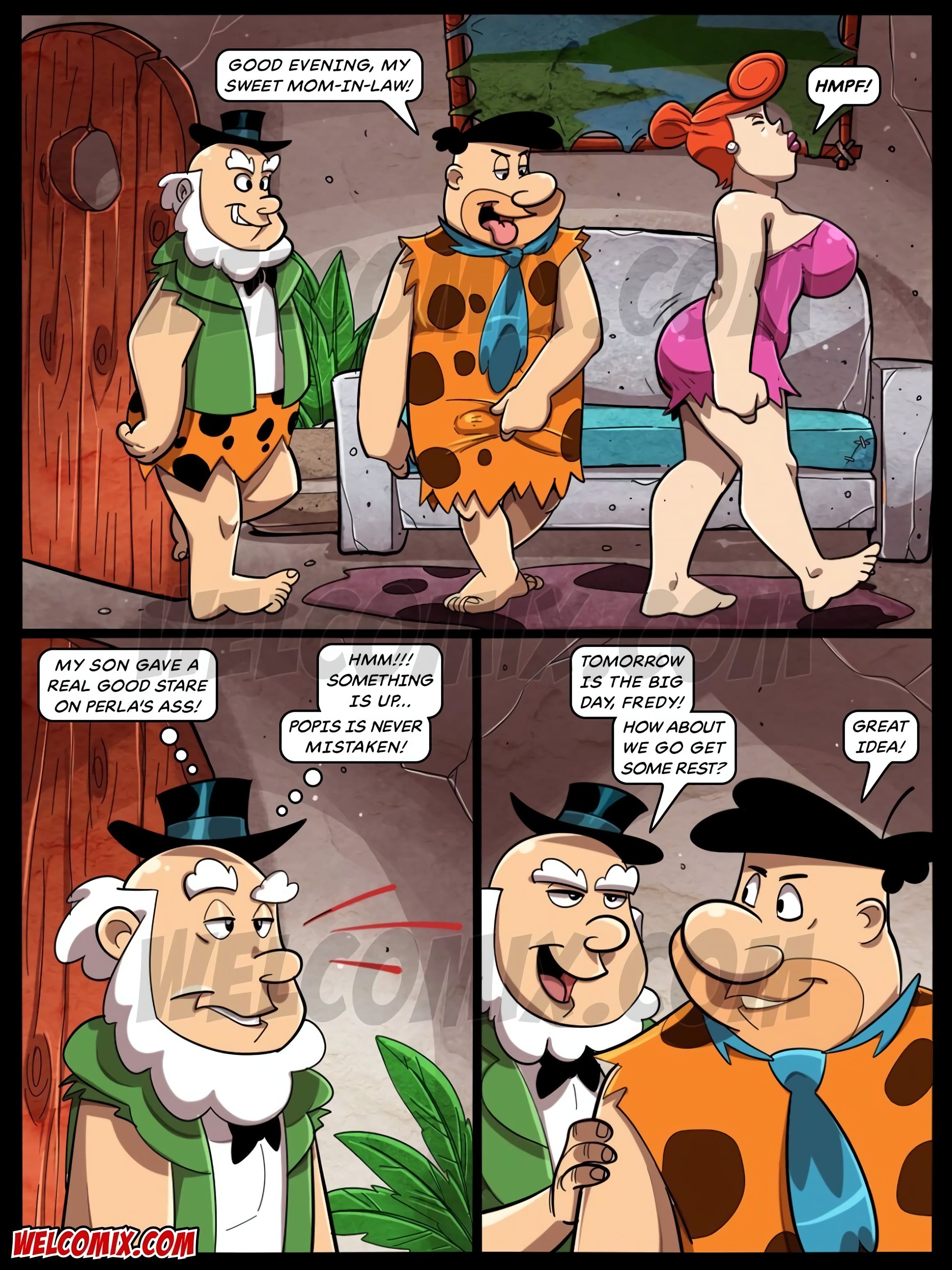 Dinner Wife Swap (The Flintstones) 16 — preview page 4