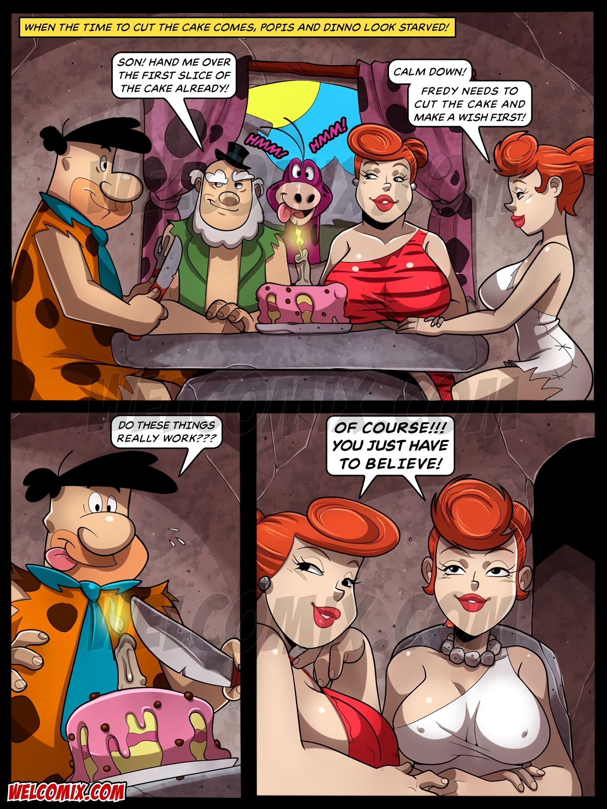 Dinner Wife Swap (The Flintstones) 17 — preview page 3