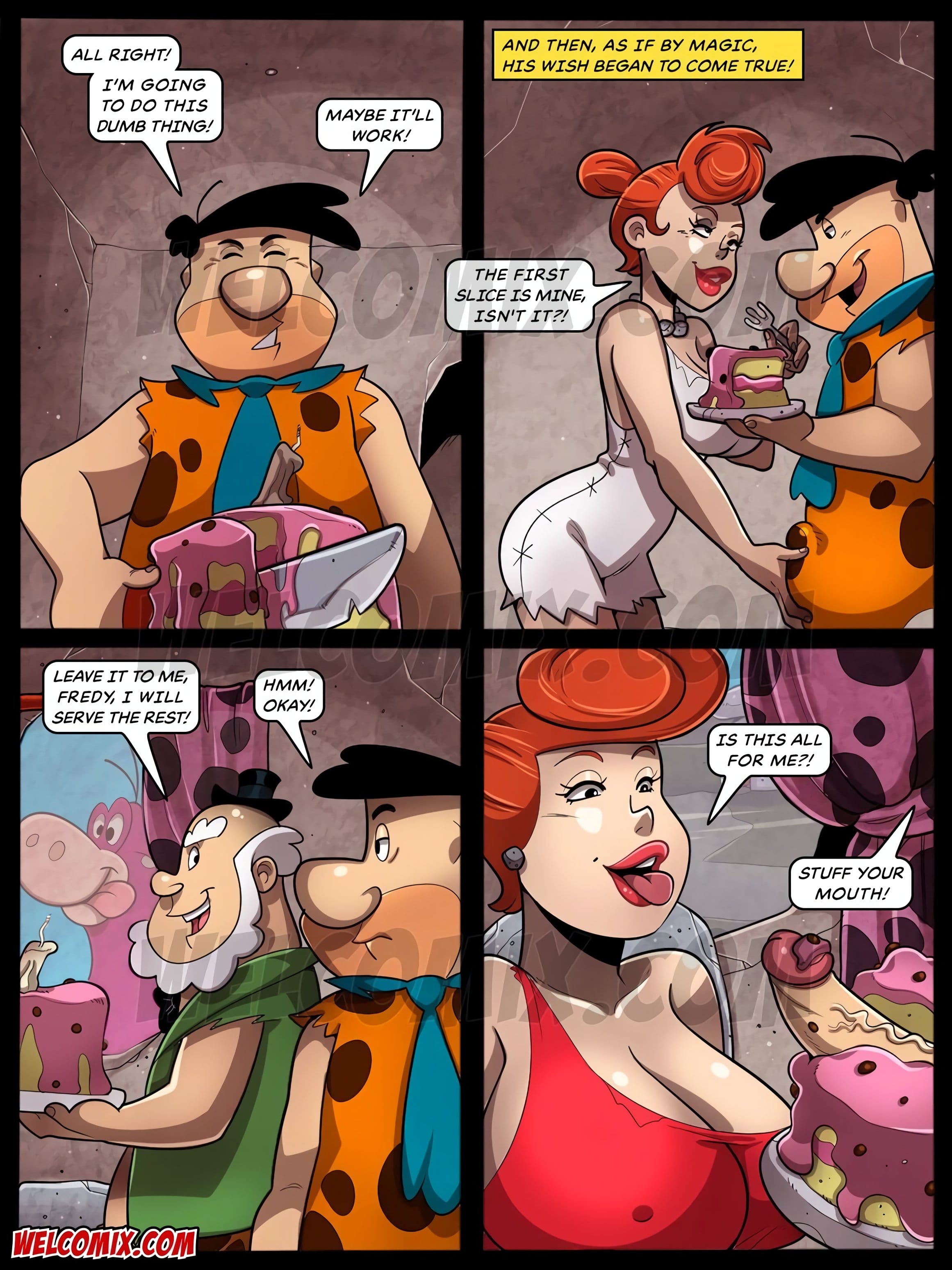 Dinner Wife Swap (The Flintstones) 17 — preview page 4
