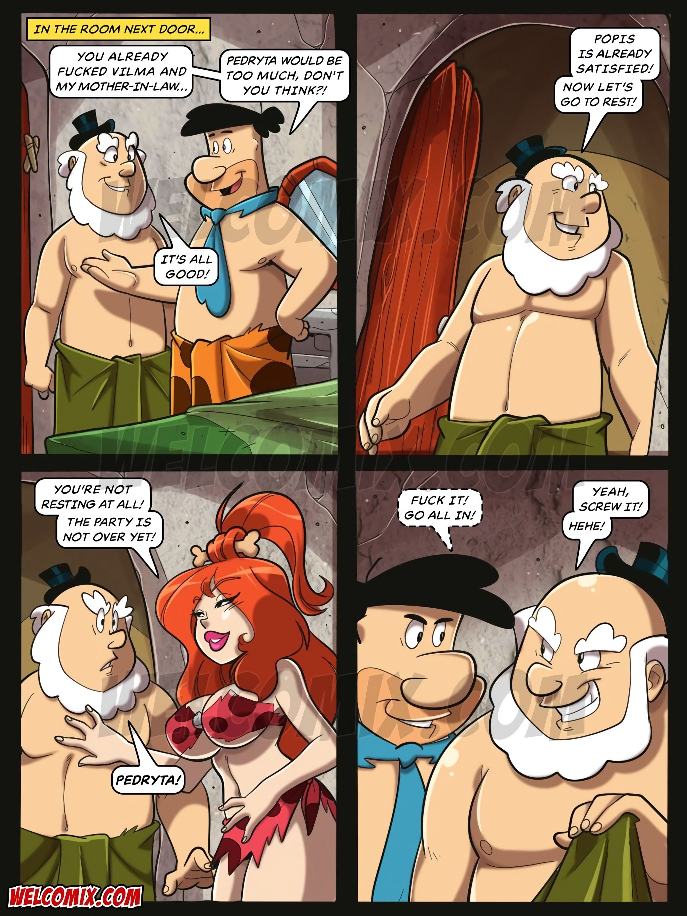 Dinner Wife Swap (The Flintstones) 18 — preview page 6
