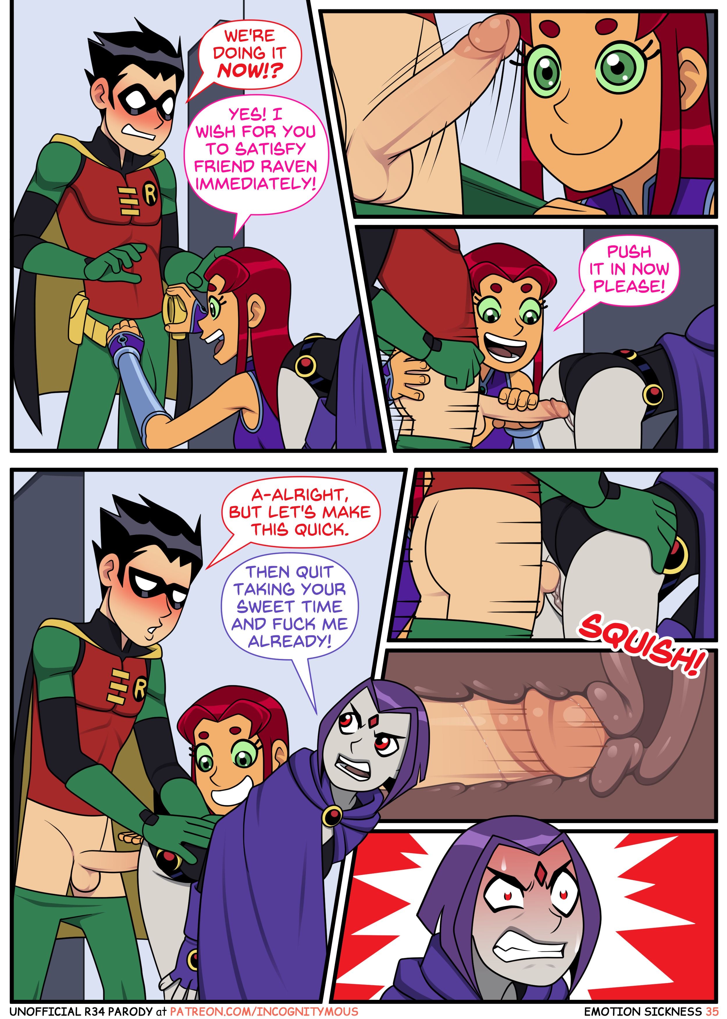 Emotional Sickness (Teen Titans) 1 – Emotional Sickness – Chapter 1 – page 34