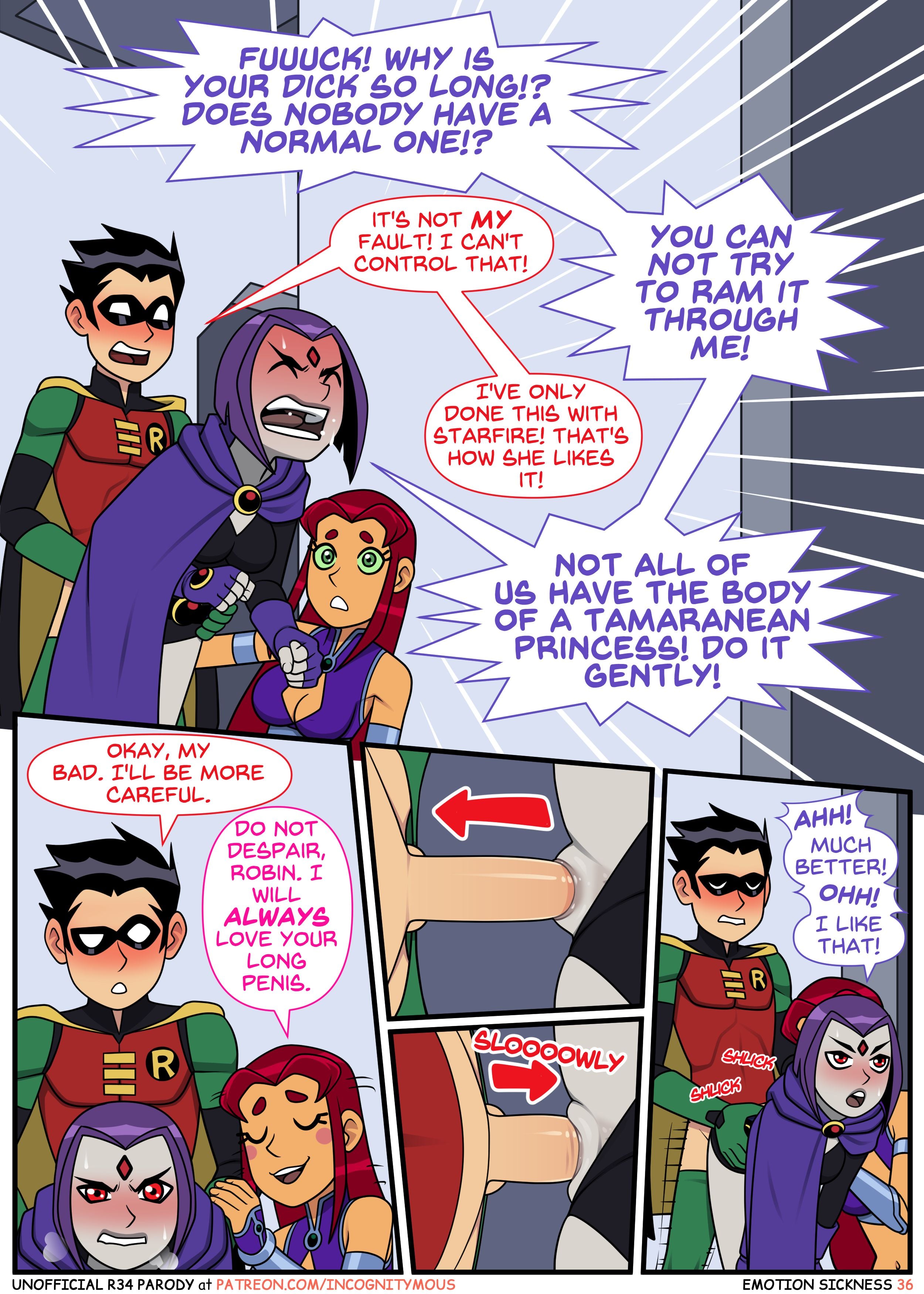 Emotional Sickness (Teen Titans) 1 – Emotional Sickness – Chapter 1 – page 35