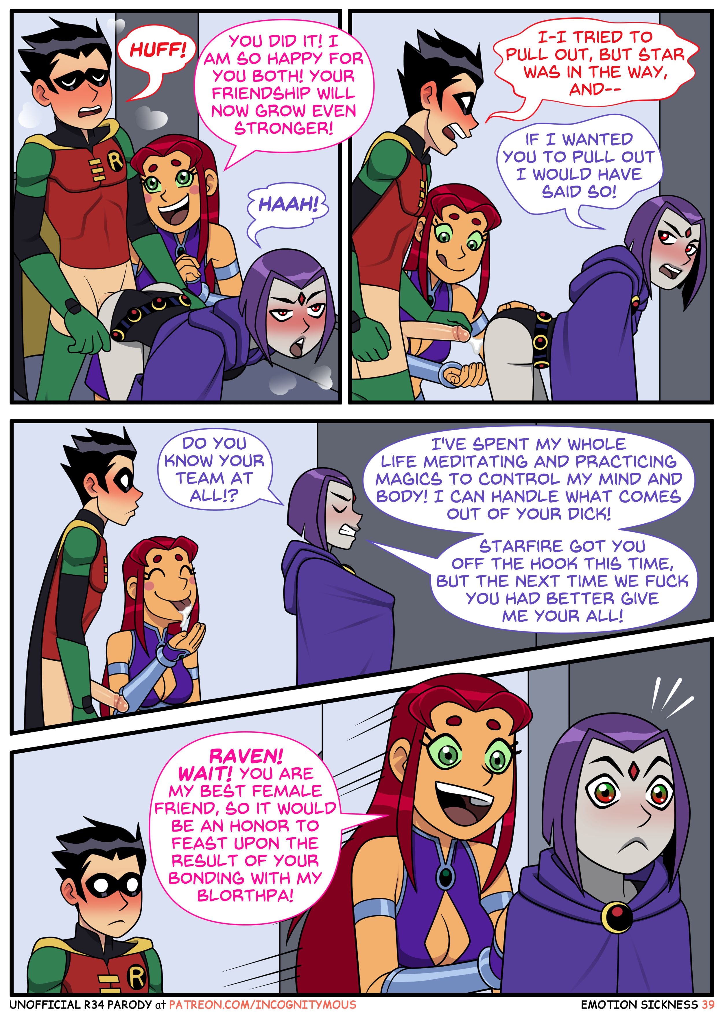 Emotional Sickness (Teen Titans) 1 – Emotional Sickness – Chapter 1 – page 38