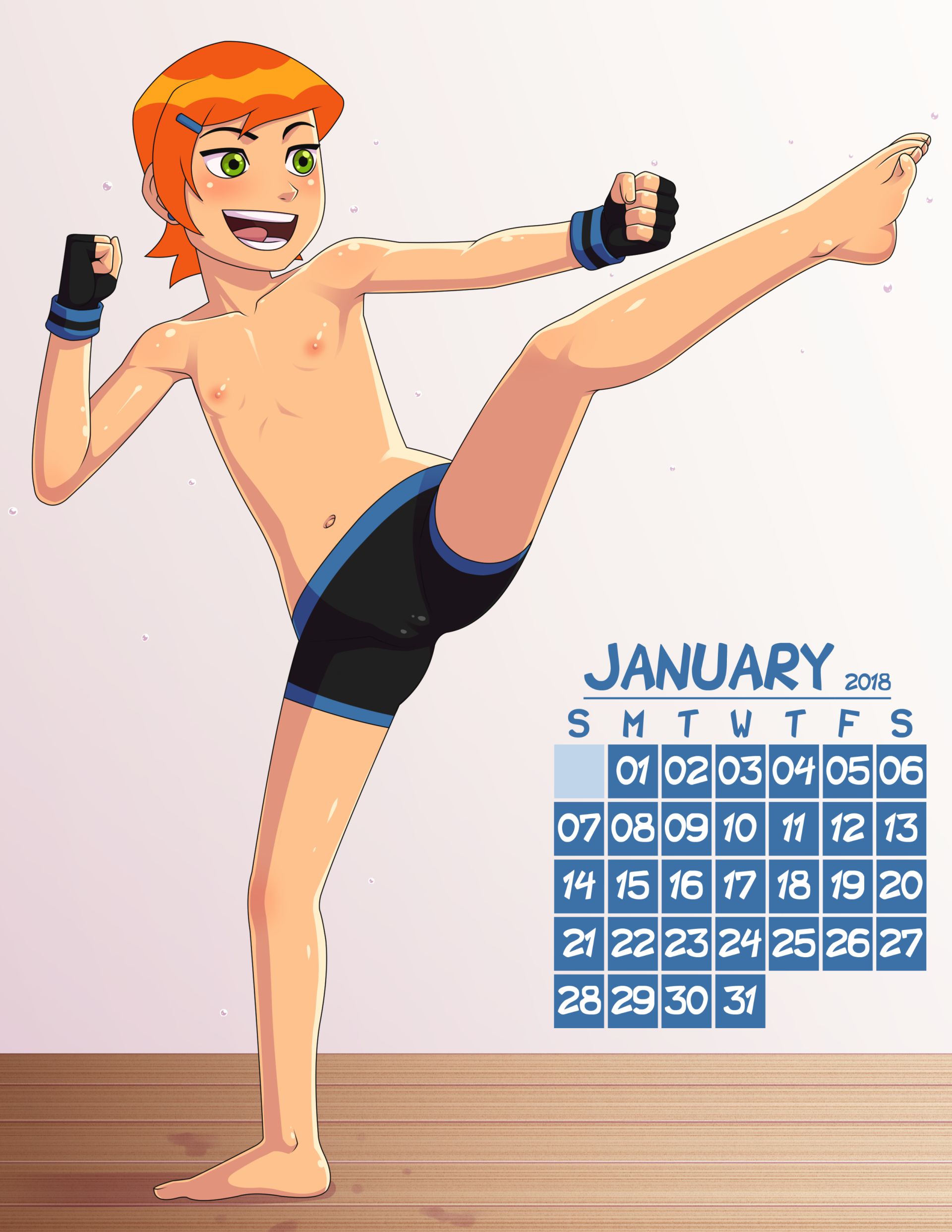 Artworks & Other Stuff 2 – Calendar 2018 — preview page 1
