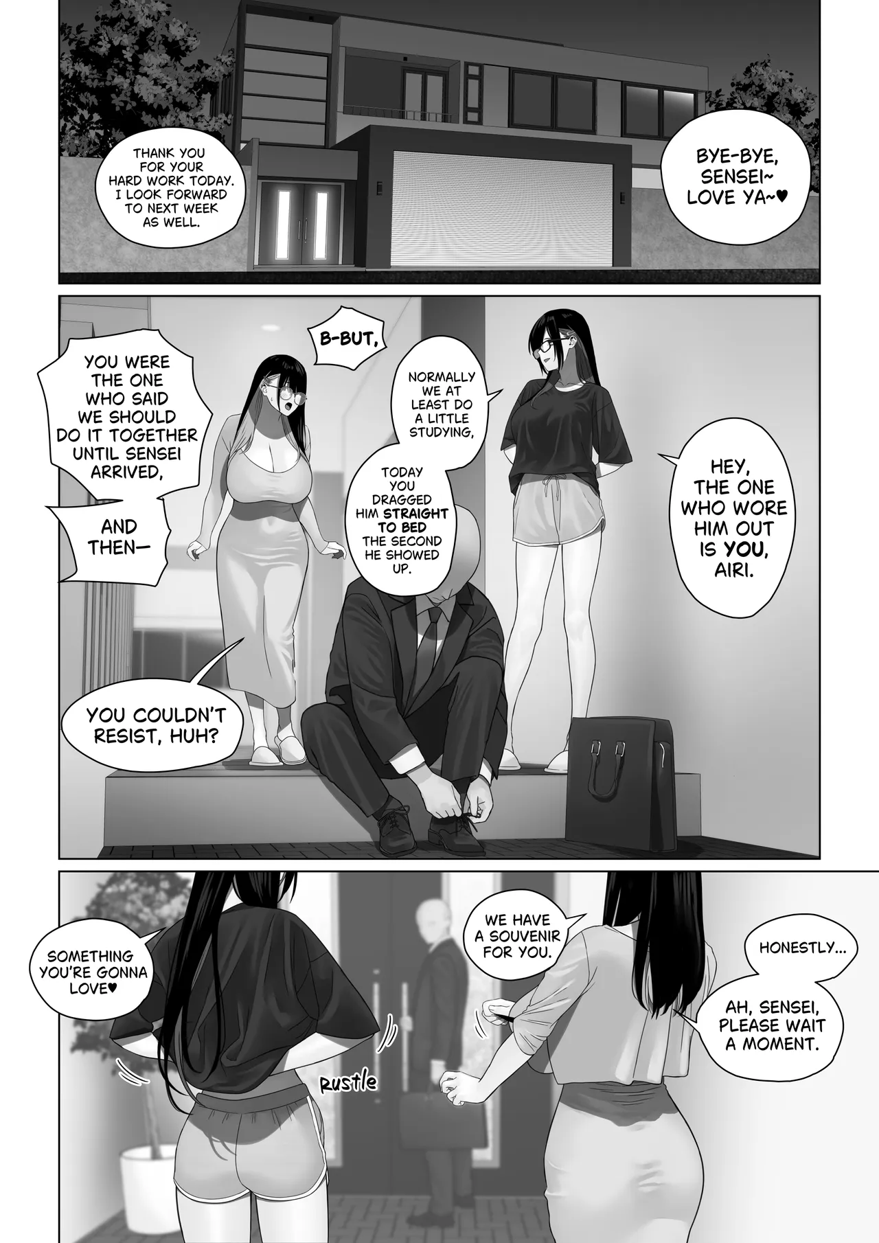 Bakunyuu Shimai ni Oshiekomu | Training the Busty Sisters – Chapter 1 – page 111