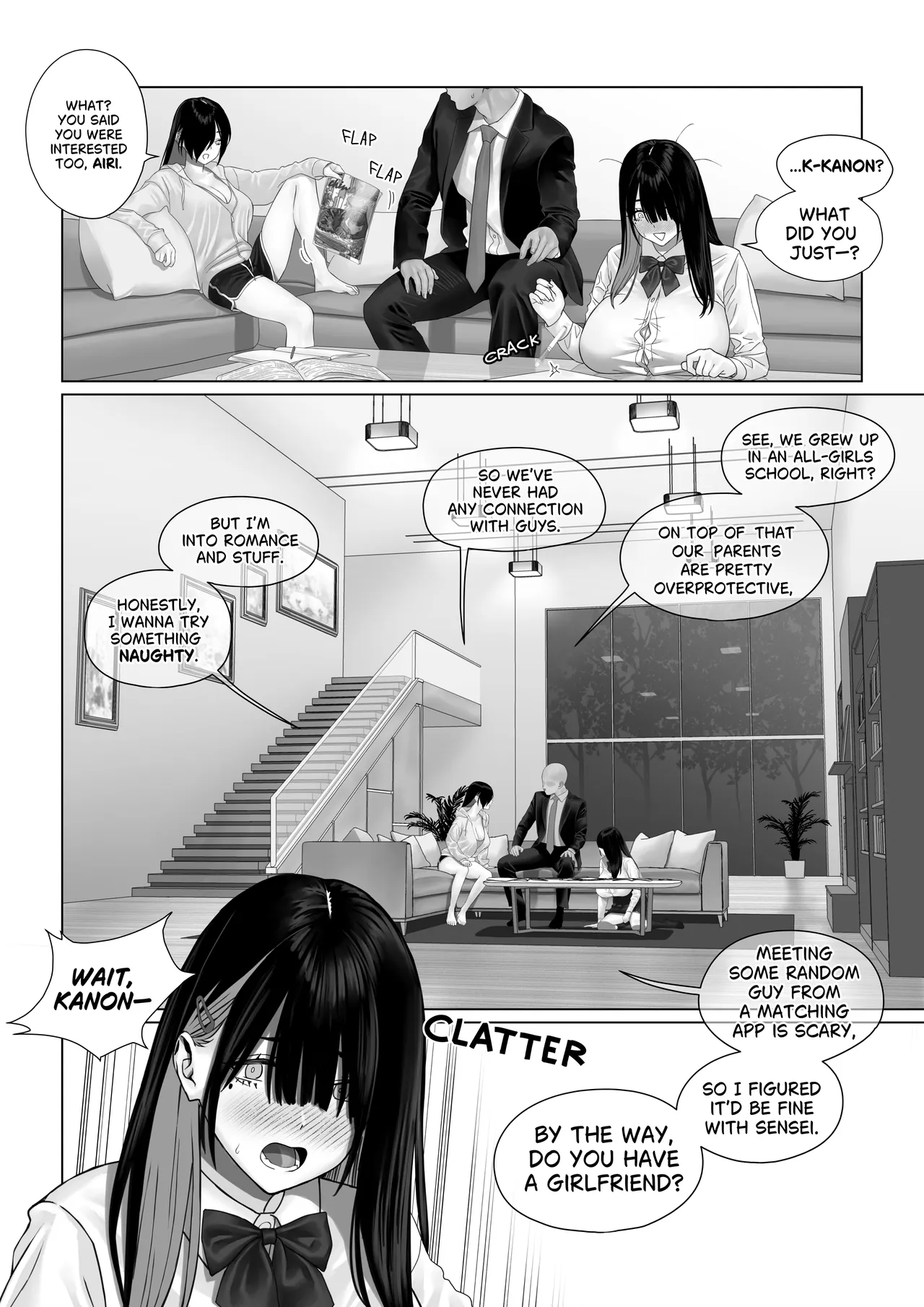 Bakunyuu Shimai ni Oshiekomu | Training the Busty Sisters – Chapter 1 – page 115
