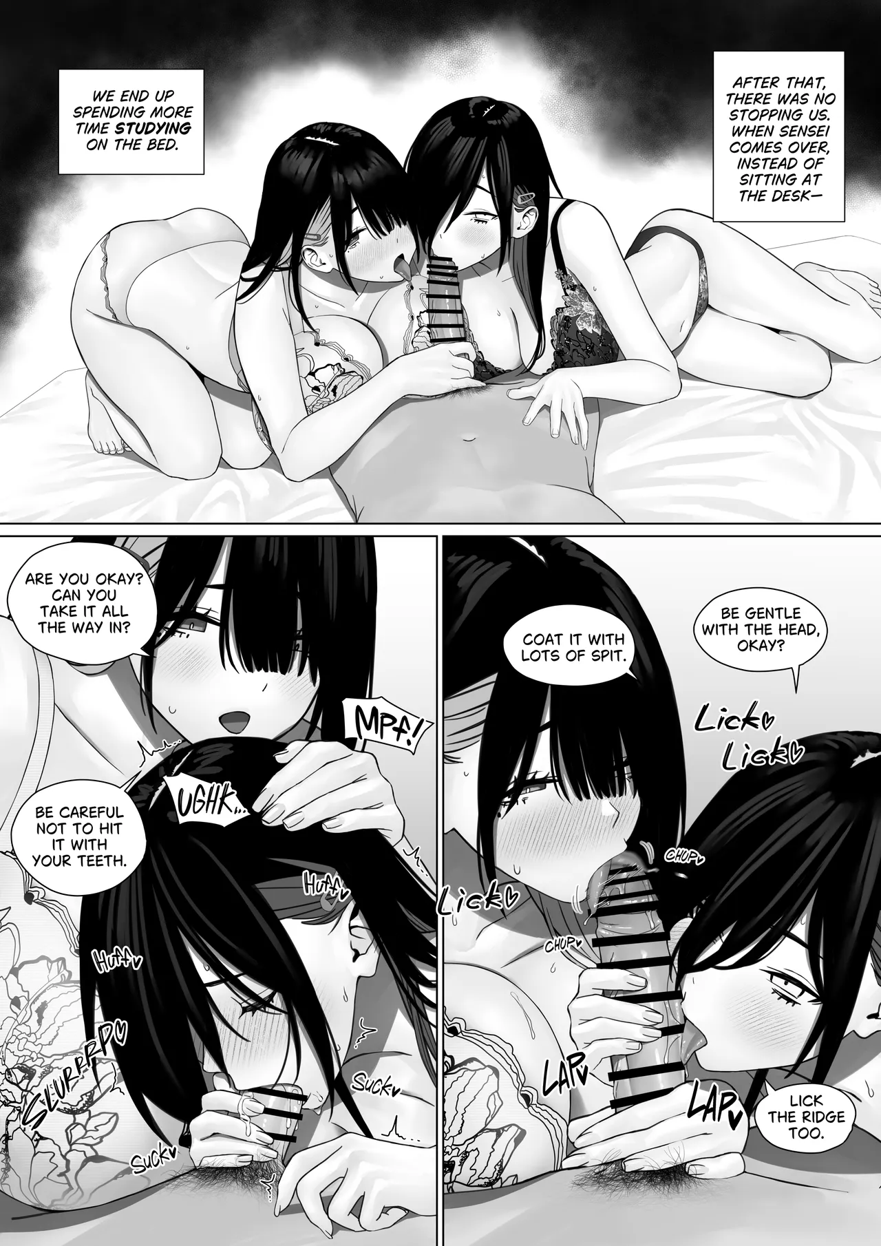 Bakunyuu Shimai ni Oshiekomu | Training the Busty Sisters – Chapter 1 – page 193