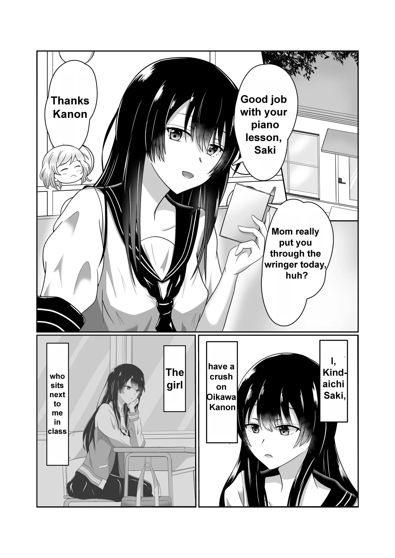 A Book About Saki Imagining Lesbian Sex with Kanon — preview page 5