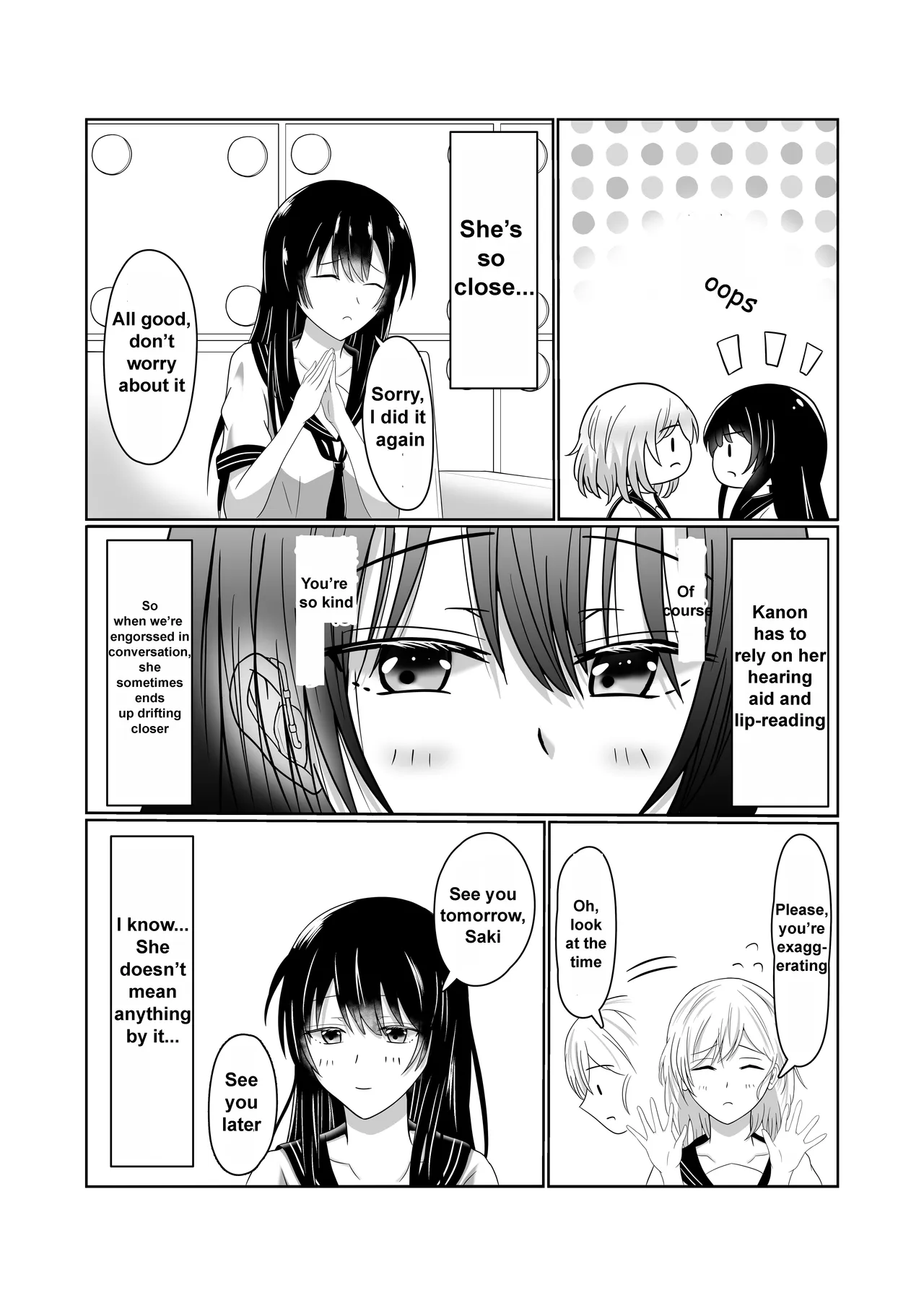 A Book About Saki Imagining Lesbian Sex with Kanon — preview page 7