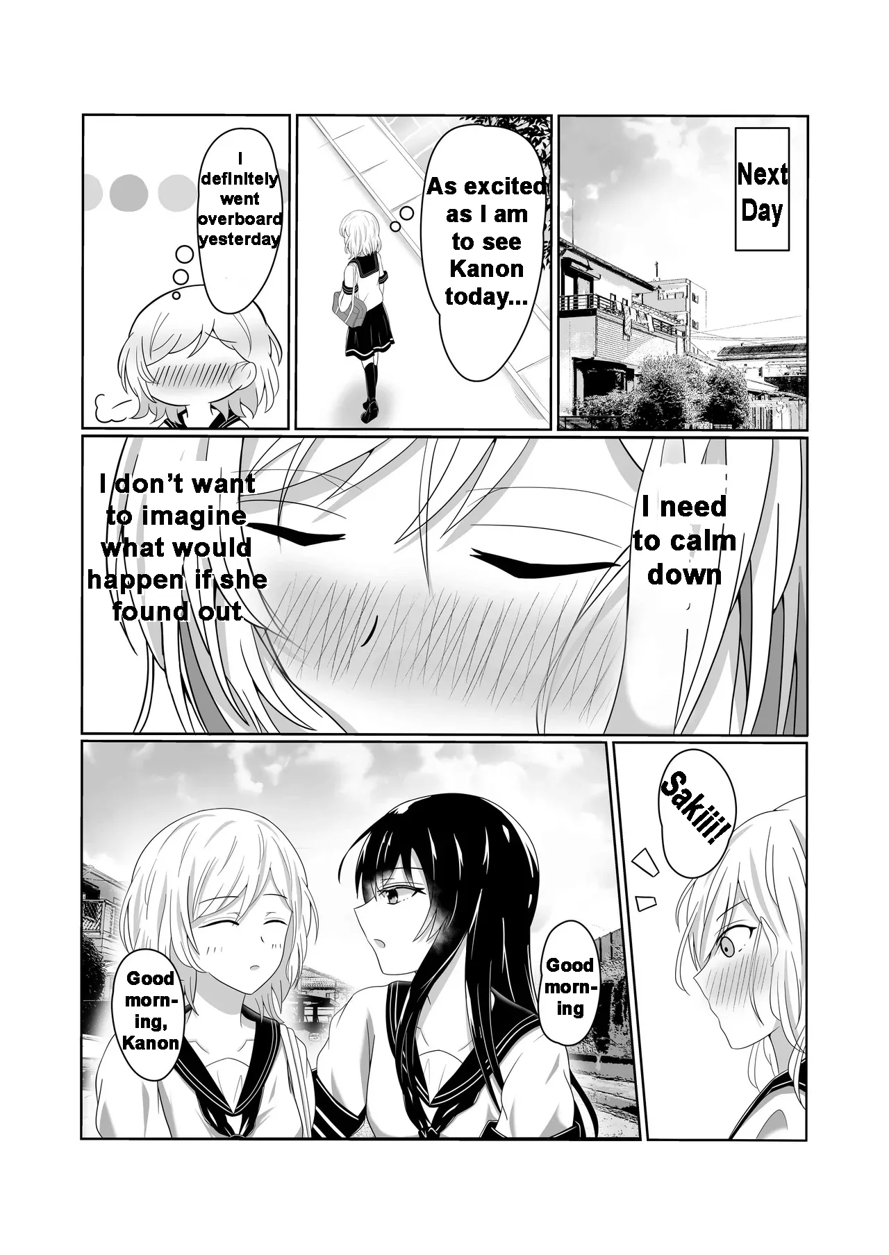 A Book About Saki Imagining Lesbian Sex with Kanon – Chapter 1 – page 27