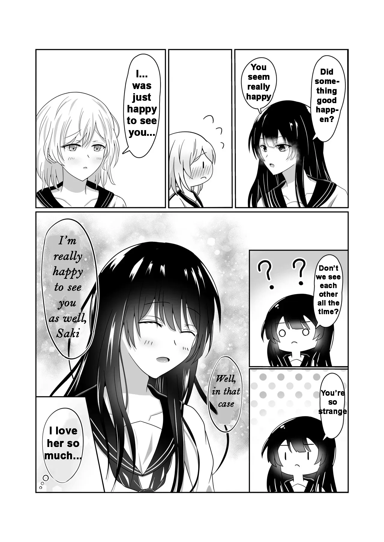 A Book About Saki Imagining Lesbian Sex with Kanon – Chapter 1 – page 28
