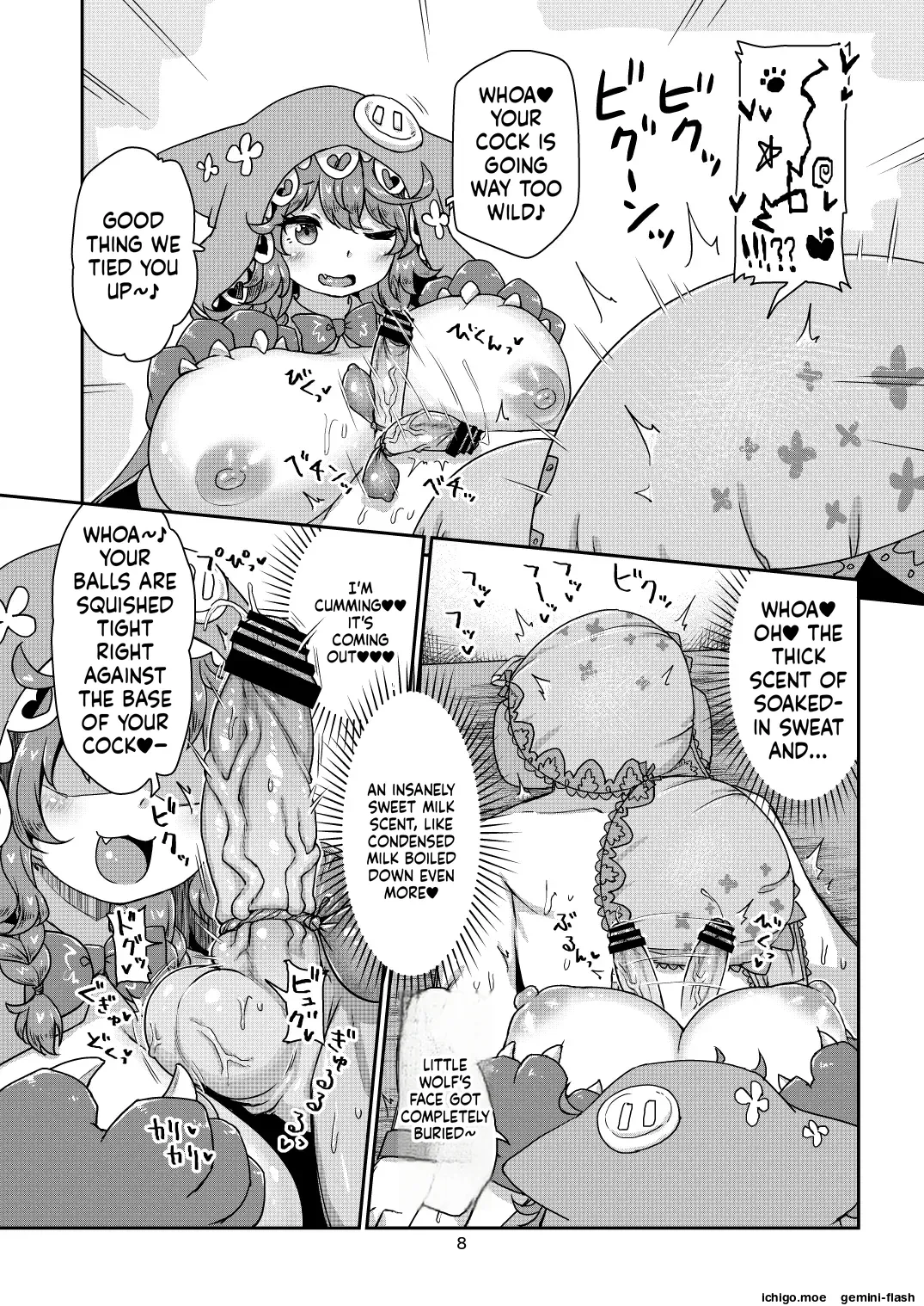 Satori Kyonyuu Rival Mei no Oppai Dorei Choukyou Paizuri Shikoshikosei Haishin Kouhen — preview page 9