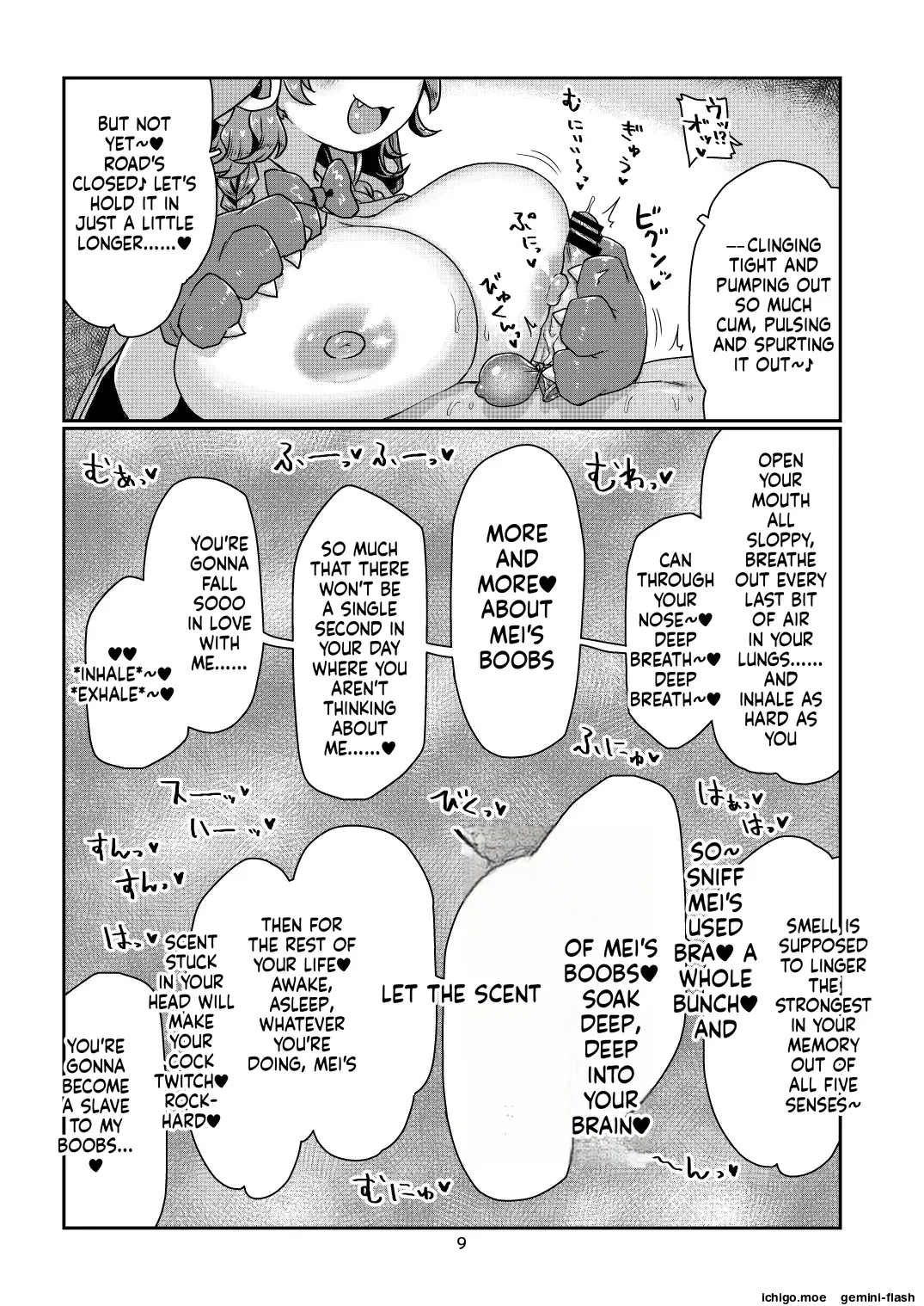 Satori Kyonyuu Rival Mei no Oppai Dorei Choukyou Paizuri Shikoshikosei Haishin Kouhen — preview page 10