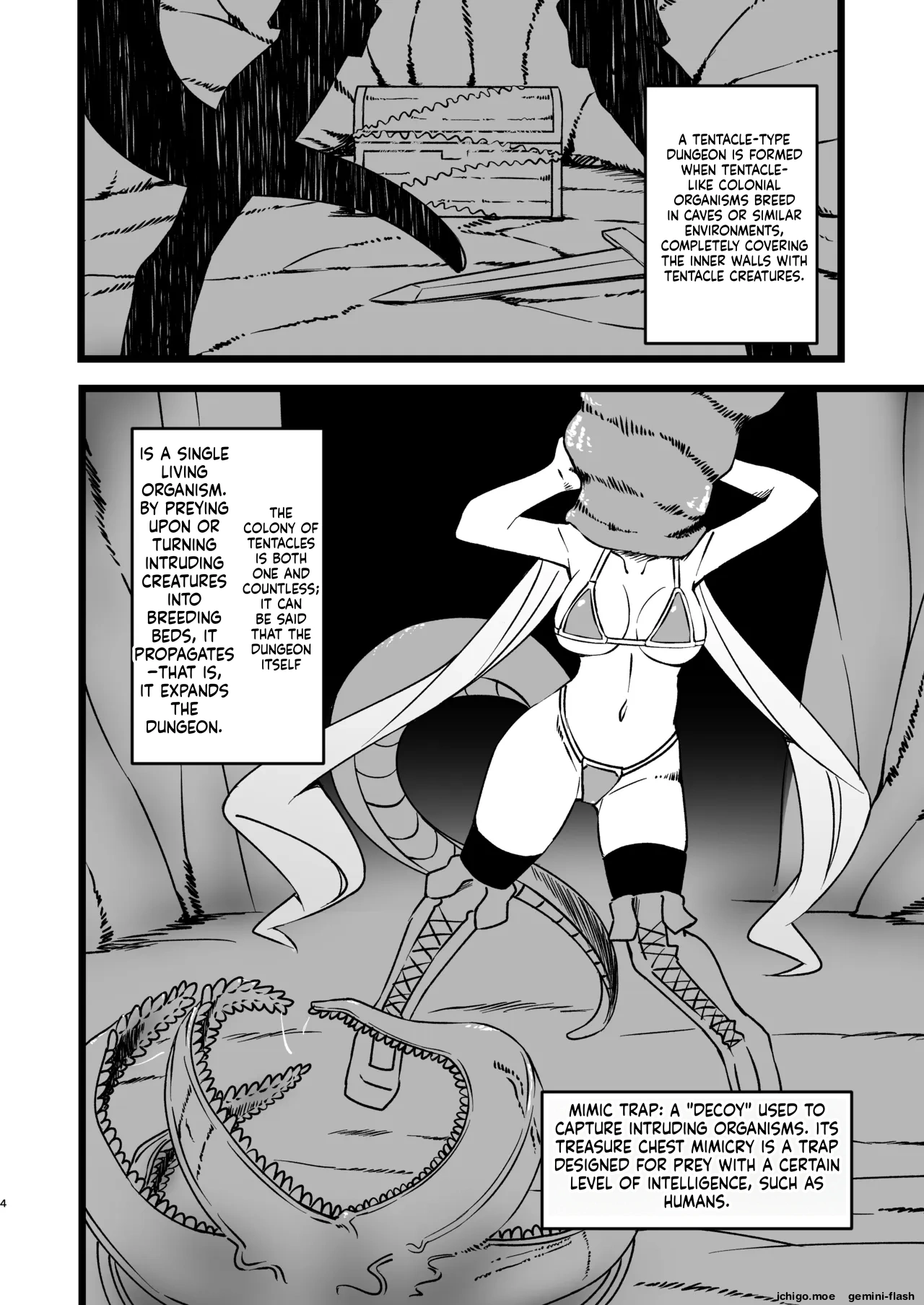 Shokushu Dungeon Seitai Chousa Kiroku — preview page 3