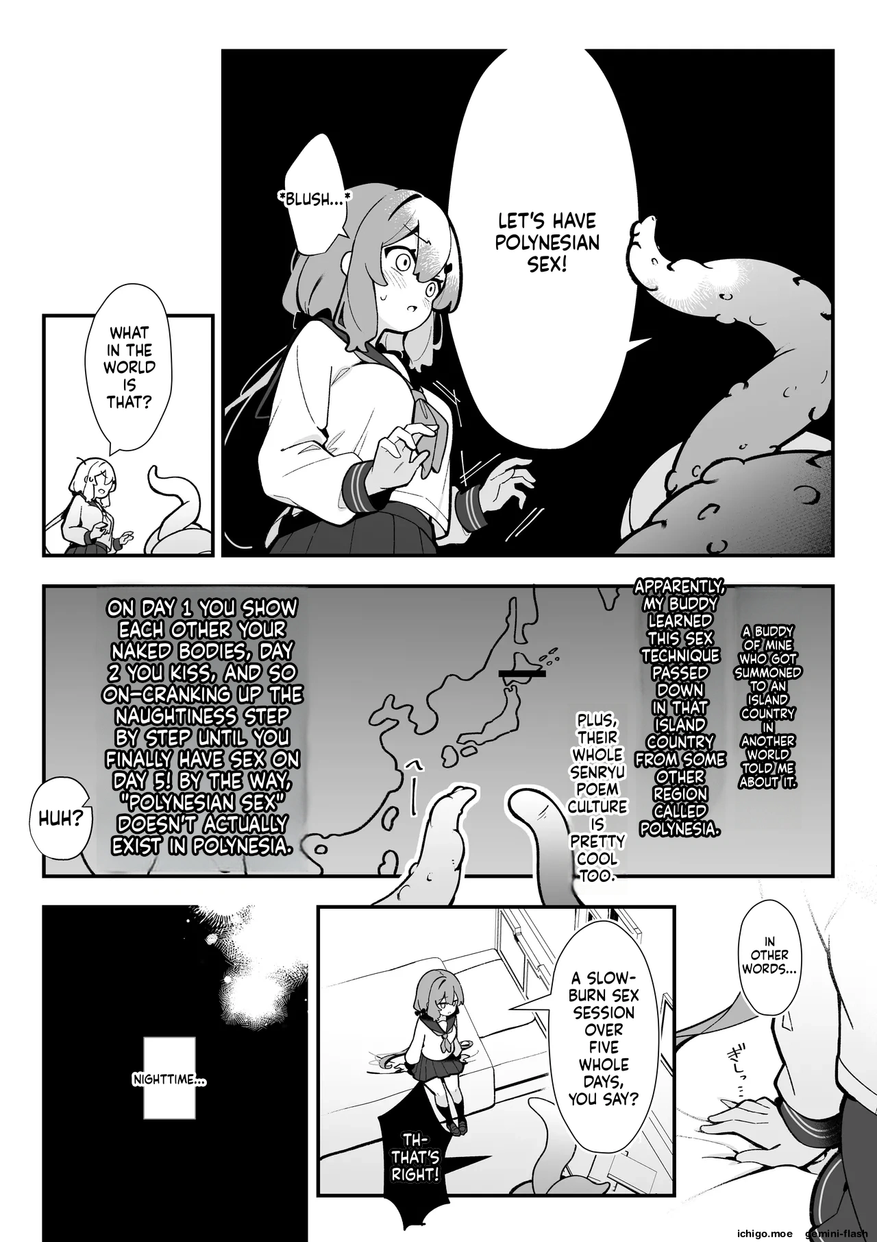 Masaka Watashi ga Shokushu Ecchi suru Nante… 2 Polynesian Sex Hen — preview page 7