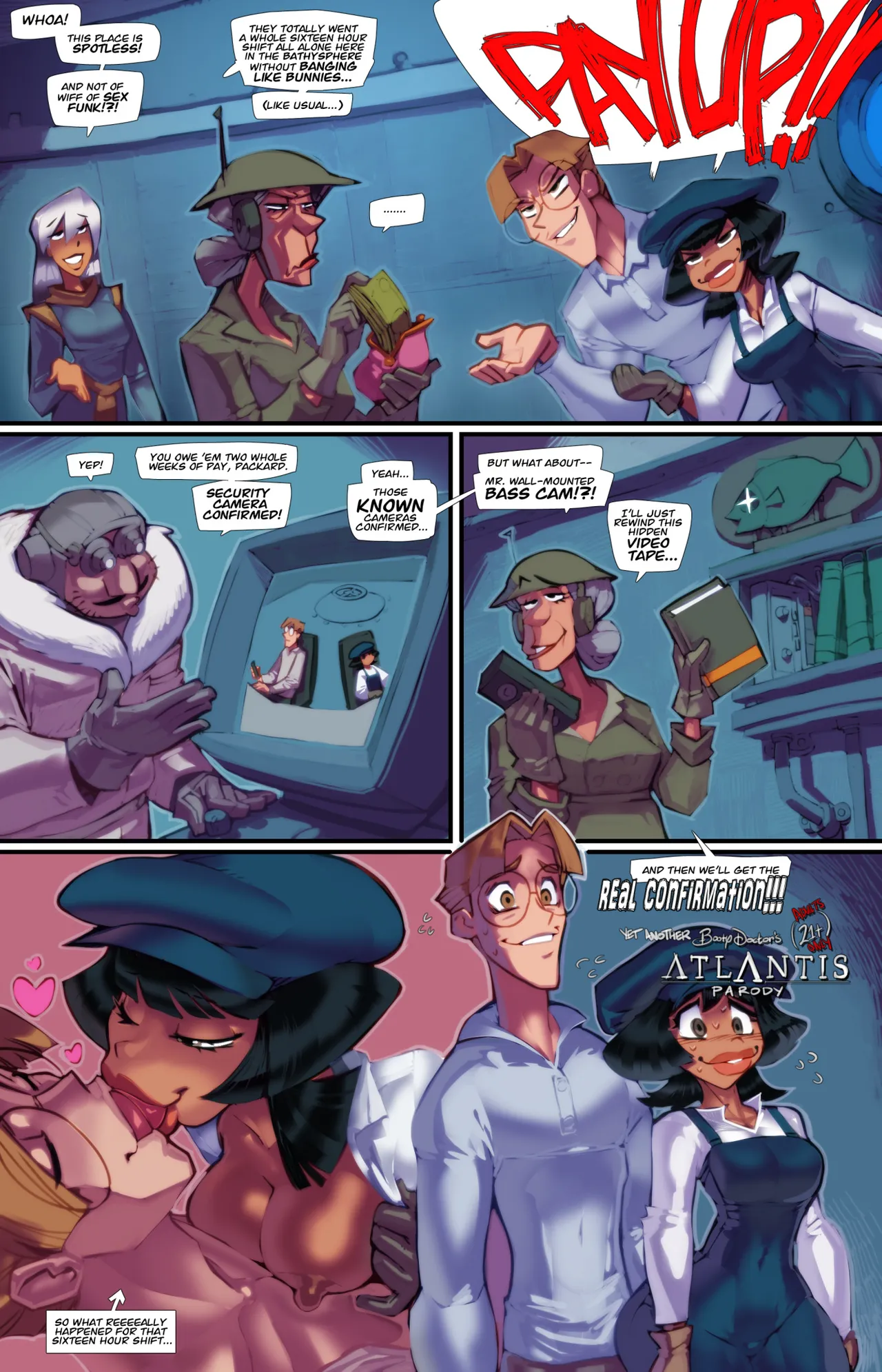 That Sinkin’ Feelin’ + Cramped Quarters + Real Confirmation (Atlantis: the lost empire)[Complete] – Chapter 1 – page 23