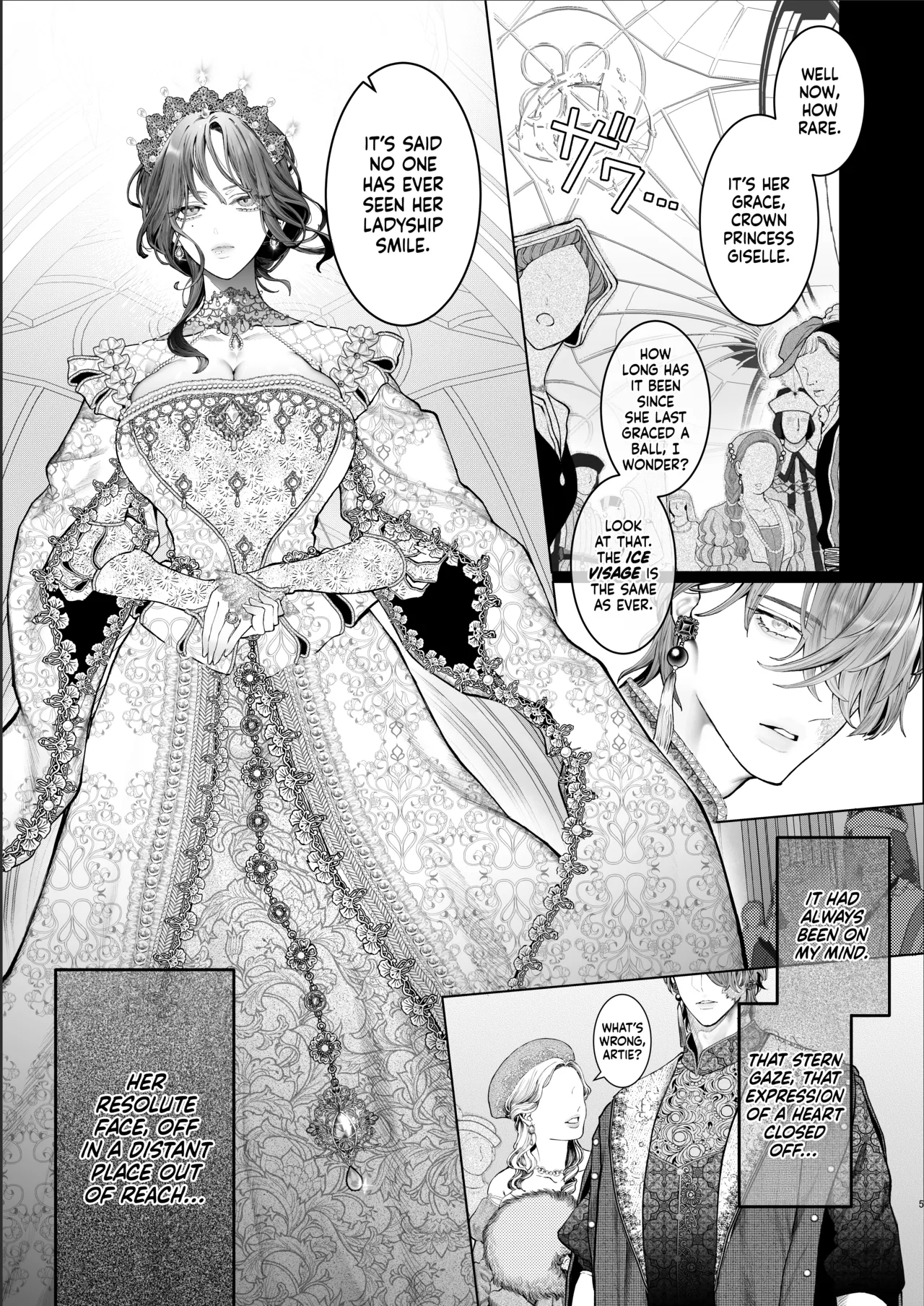 Houtou Kizoku wa Moto Outaishihi to no Haramasekon de Isogashii – The Rake and The Once Crowned Princess — preview page 4