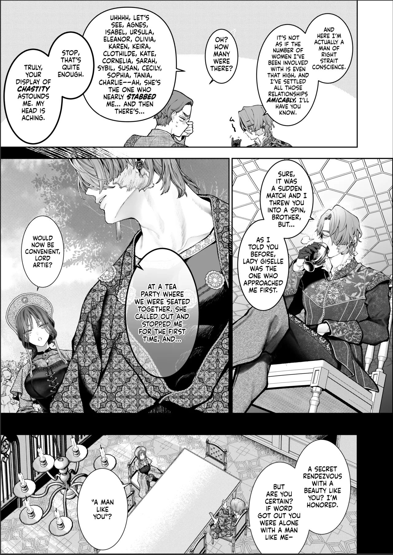 Houtou Kizoku wa Moto Outaishihi to no Haramasekon de Isogashii – The Rake and The Once Crowned Princess — preview page 12
