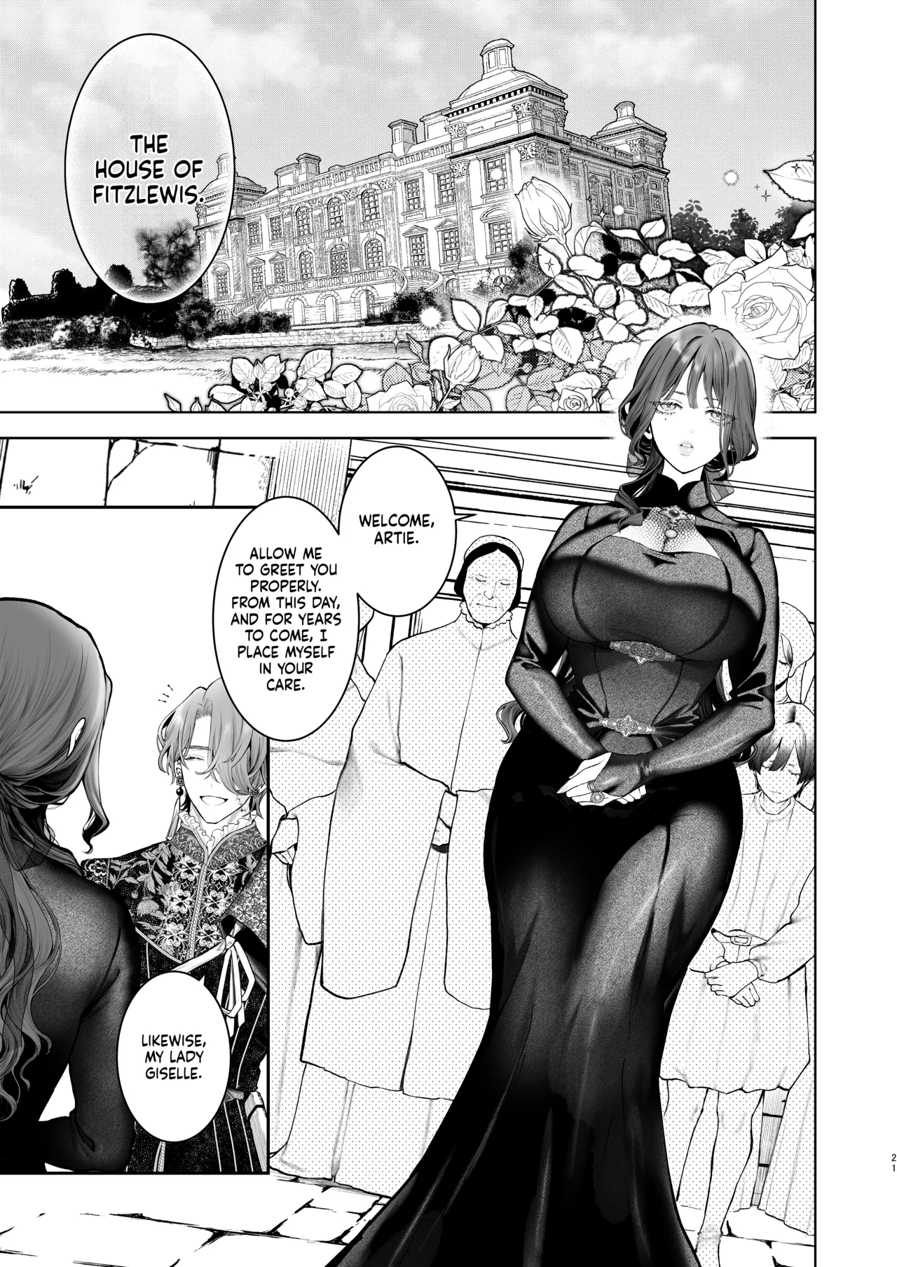 Houtou Kizoku wa Moto Outaishihi to no Haramasekon de Isogashii – The Rake and The Once Crowned Princess — preview page 20