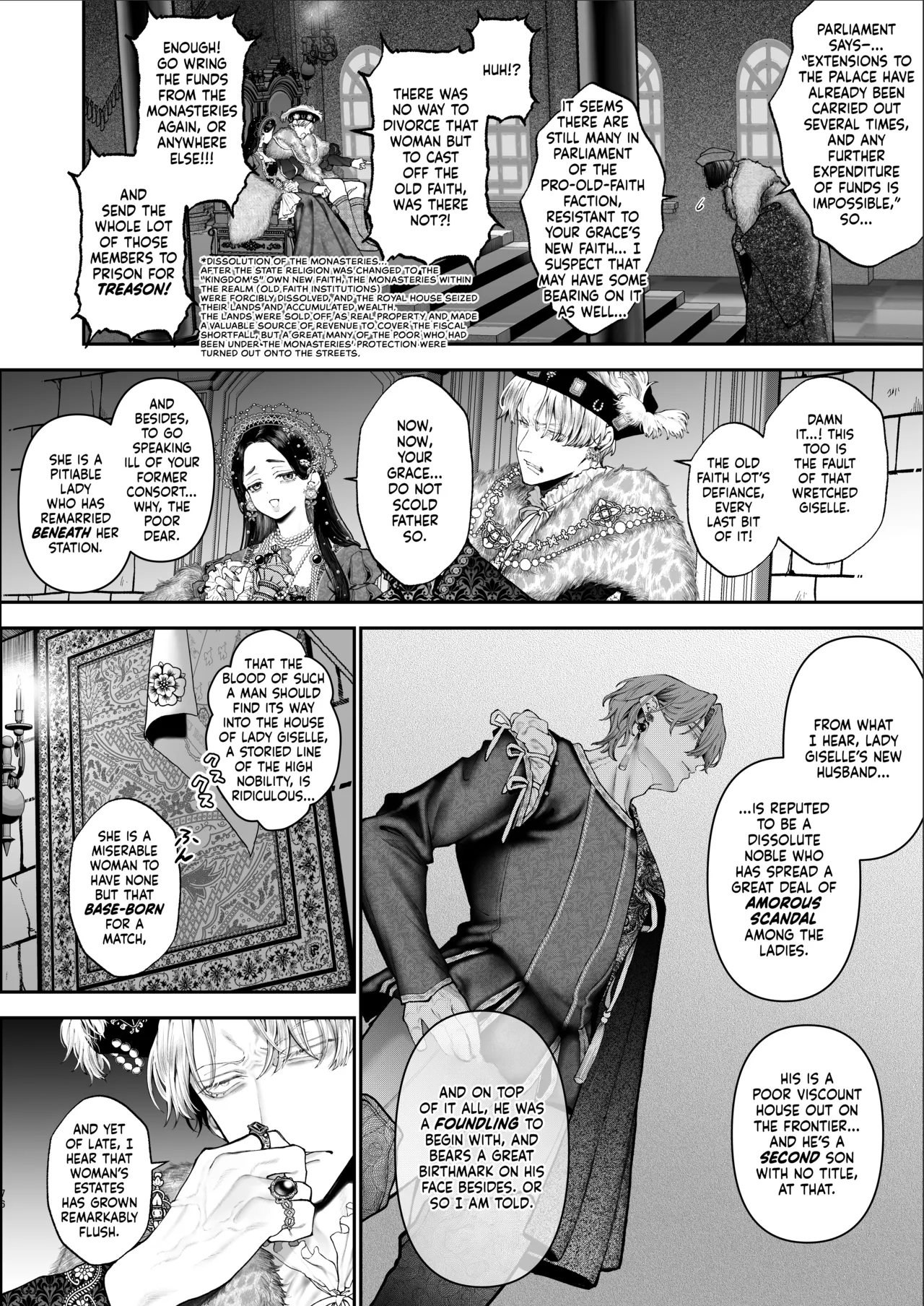 Houtou Kizoku wa Moto Outaishihi to no Haramasekon de Isogashii – The Rake and The Once Crowned Princess – Chapter 1 – page 75