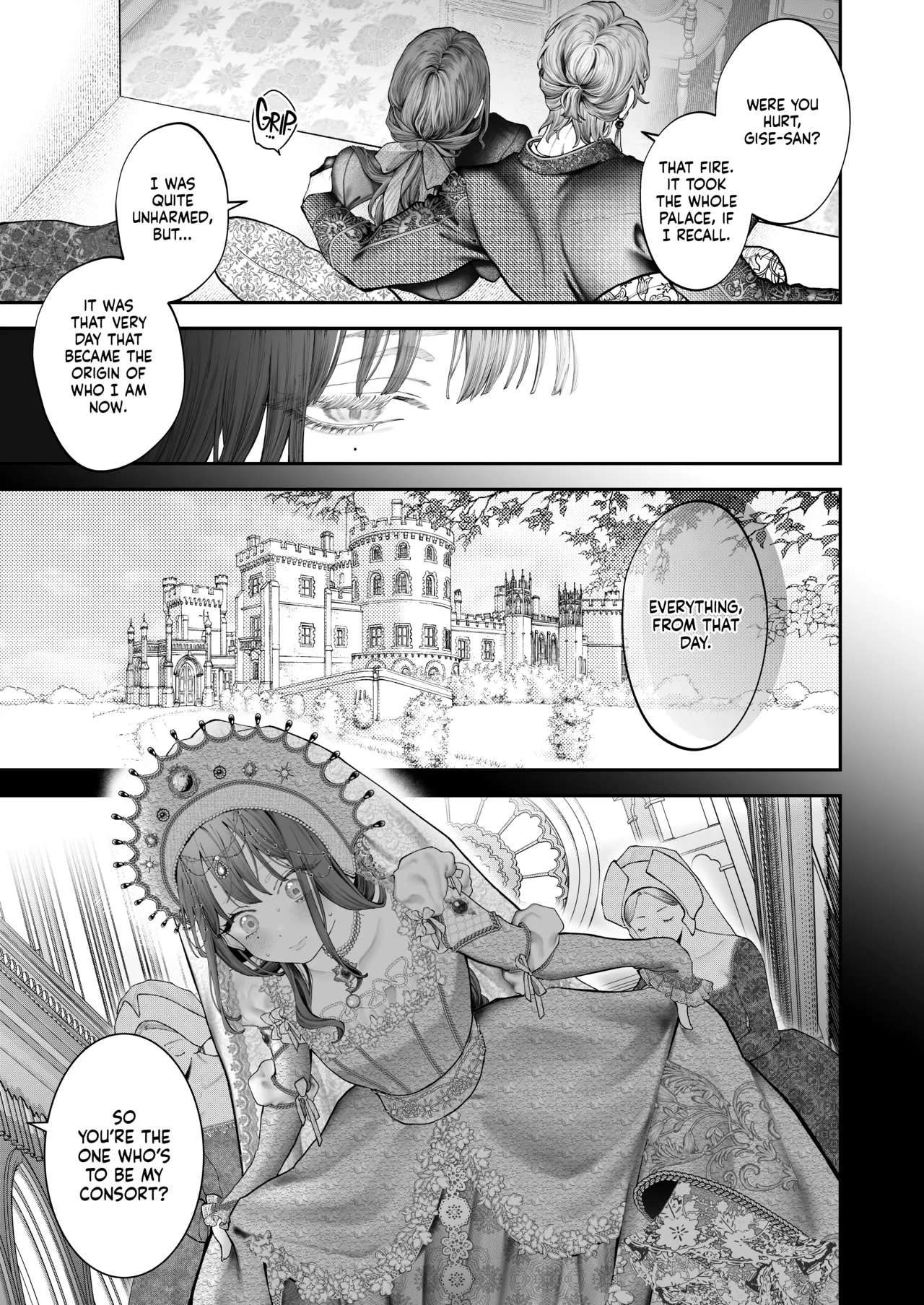 Houtou Kizoku wa Moto Outaishihi to no Haramasekon de Isogashii – The Rake and The Once Crowned Princess – Chapter 1 – page 82