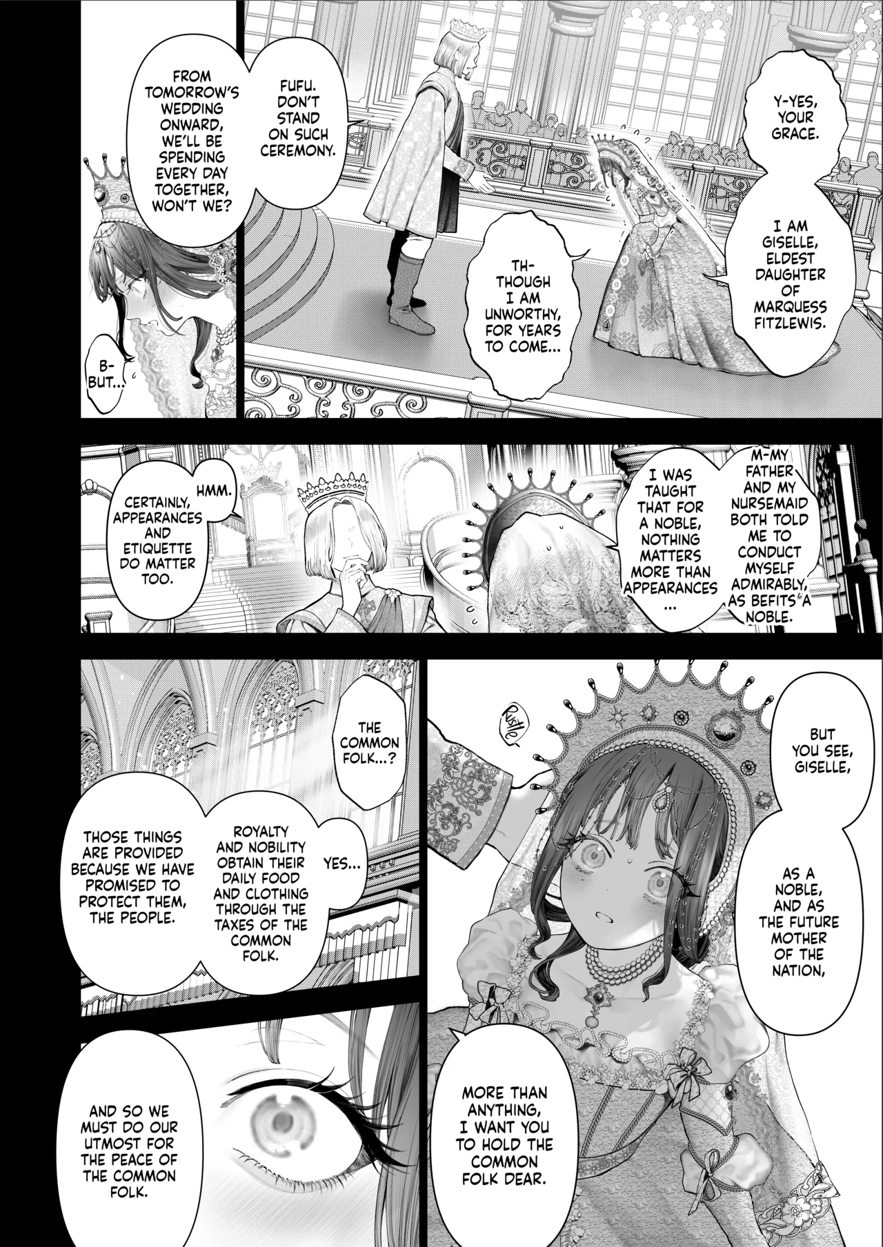 Houtou Kizoku wa Moto Outaishihi to no Haramasekon de Isogashii – The Rake and The Once Crowned Princess – Chapter 1 – page 83