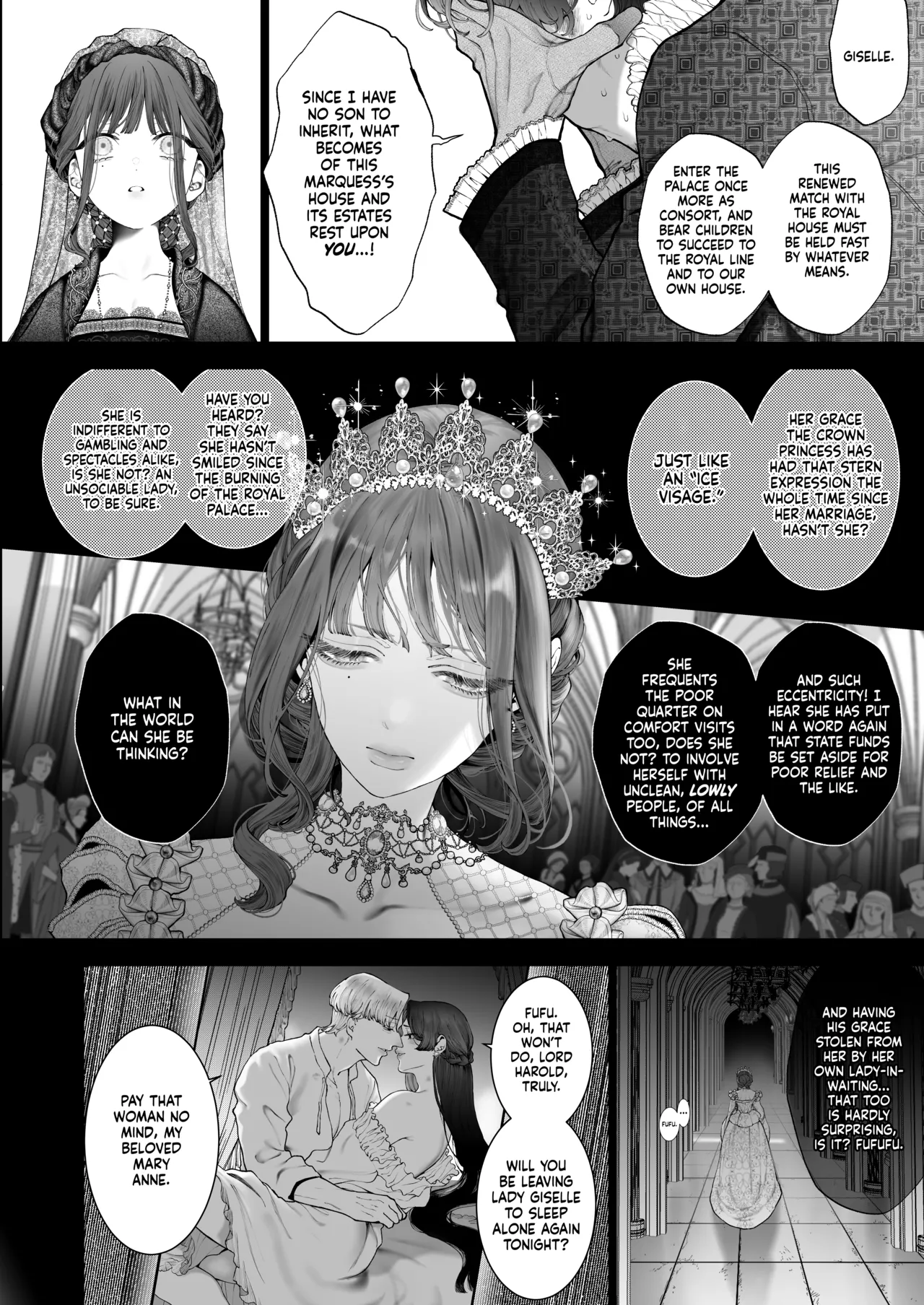 Houtou Kizoku wa Moto Outaishihi to no Haramasekon de Isogashii – The Rake and The Once Crowned Princess – Chapter 1 – page 85