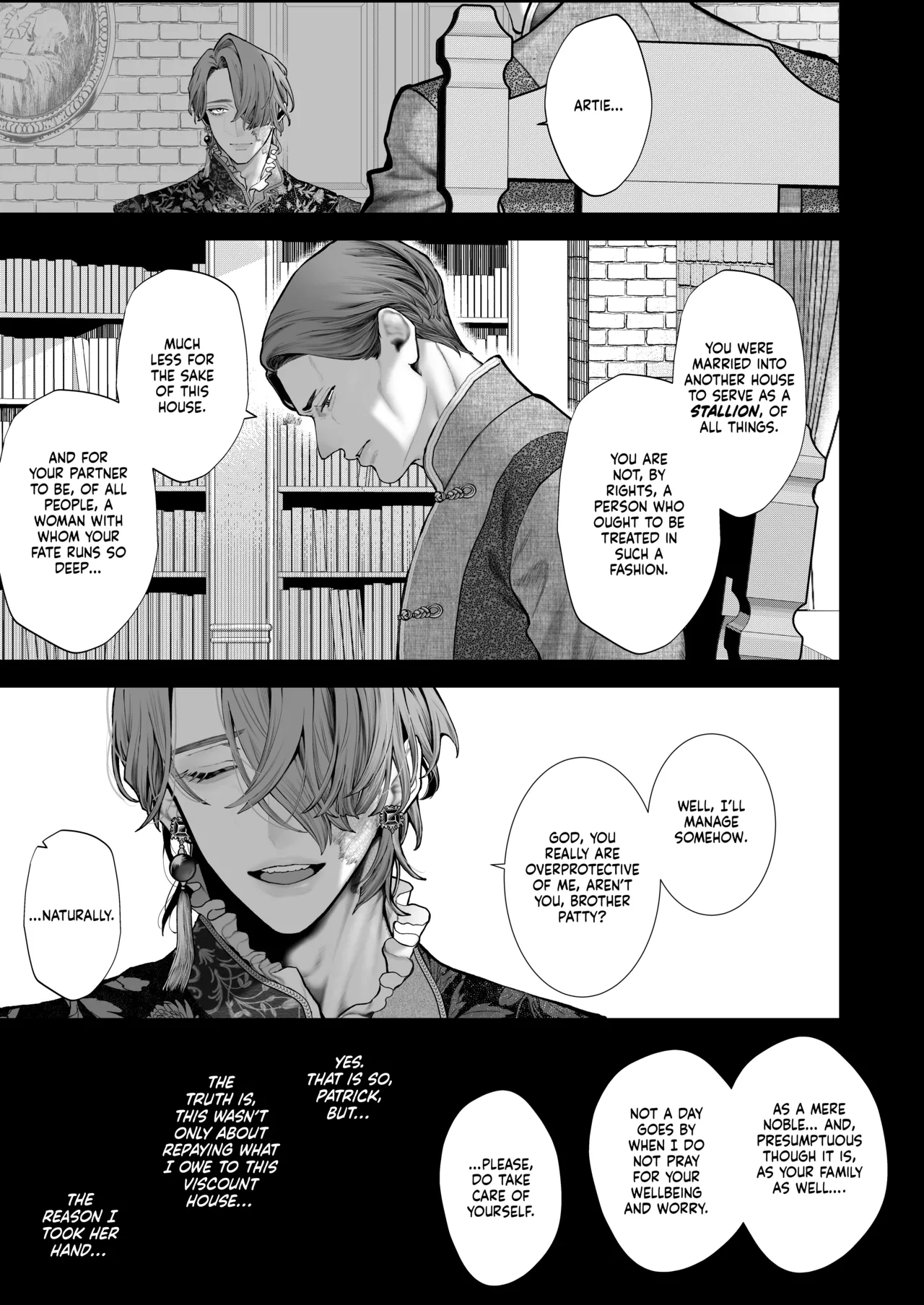 Houtou Kizoku wa Moto Outaishihi to no Haramasekon de Isogashii – The Rake and The Once Crowned Princess – Chapter 1 – page 124