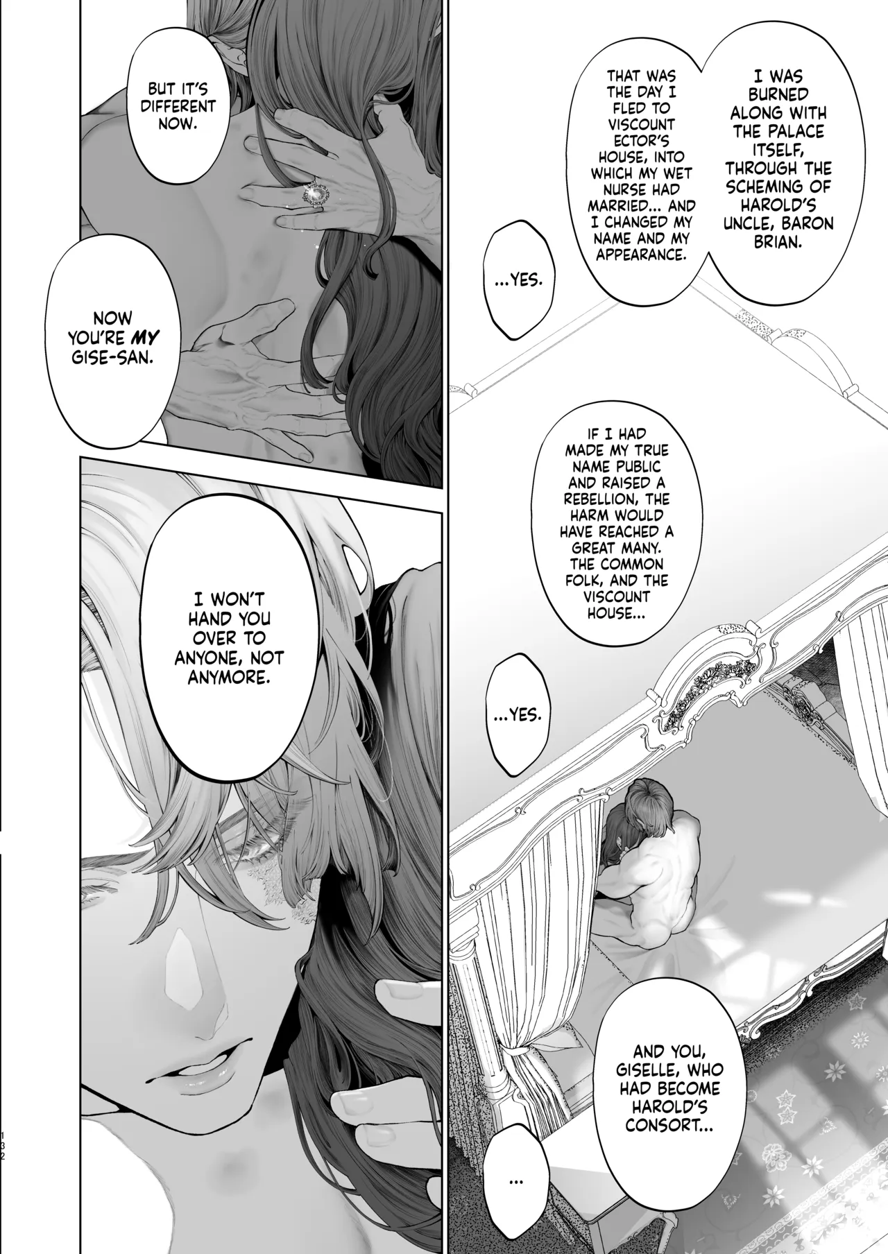 Houtou Kizoku wa Moto Outaishihi to no Haramasekon de Isogashii – The Rake and The Once Crowned Princess – Chapter 1 – page 131
