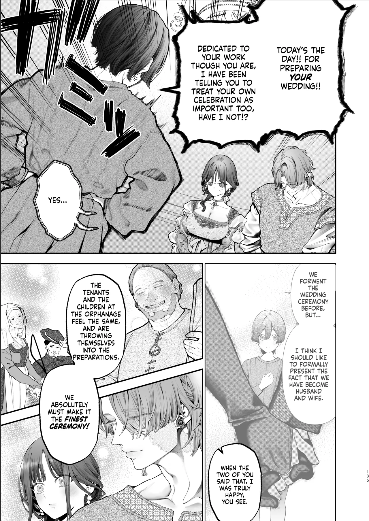 Houtou Kizoku wa Moto Outaishihi to no Haramasekon de Isogashii – The Rake and The Once Crowned Princess – Chapter 1 – page 134