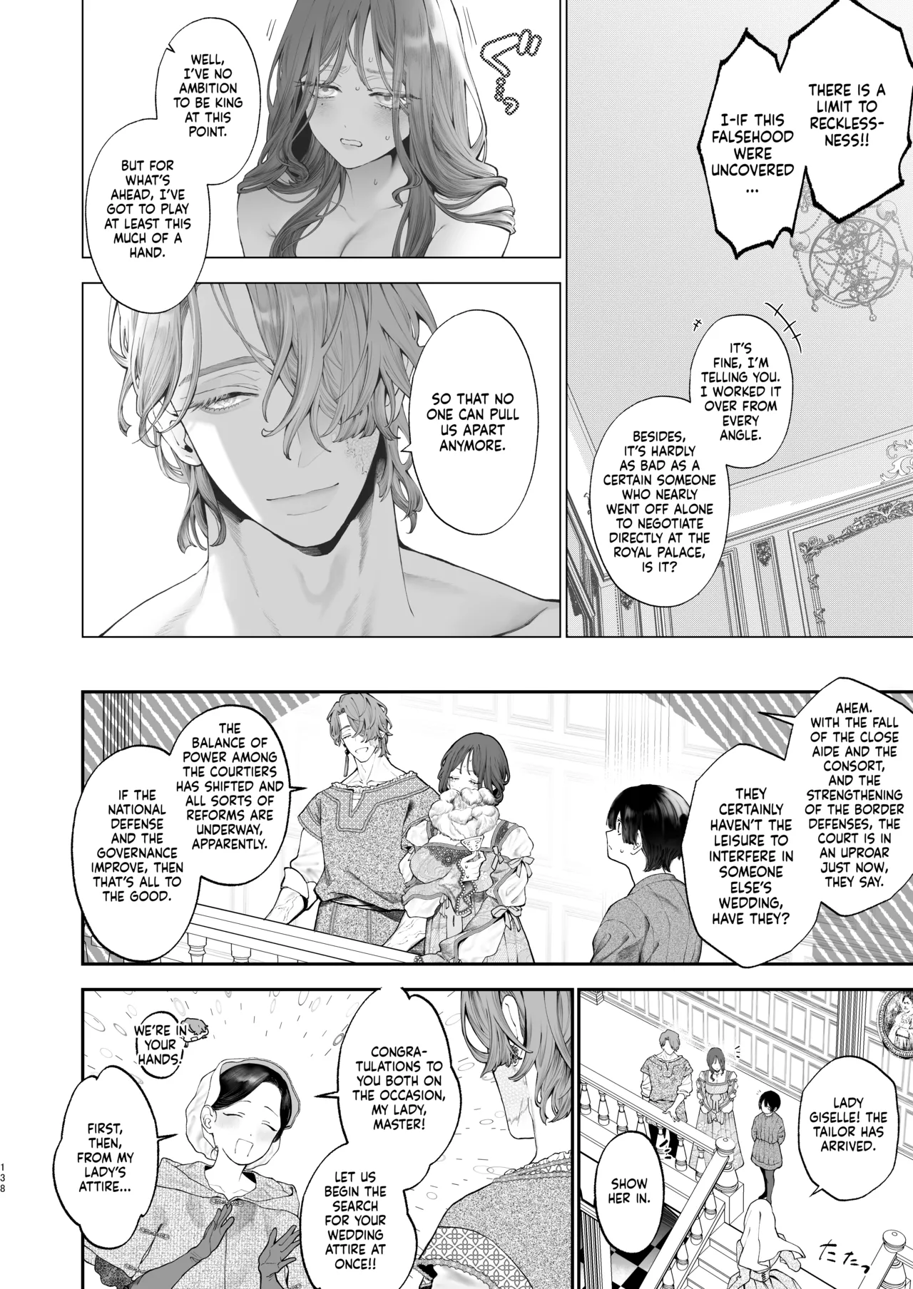 Houtou Kizoku wa Moto Outaishihi to no Haramasekon de Isogashii – The Rake and The Once Crowned Princess – Chapter 1 – page 137